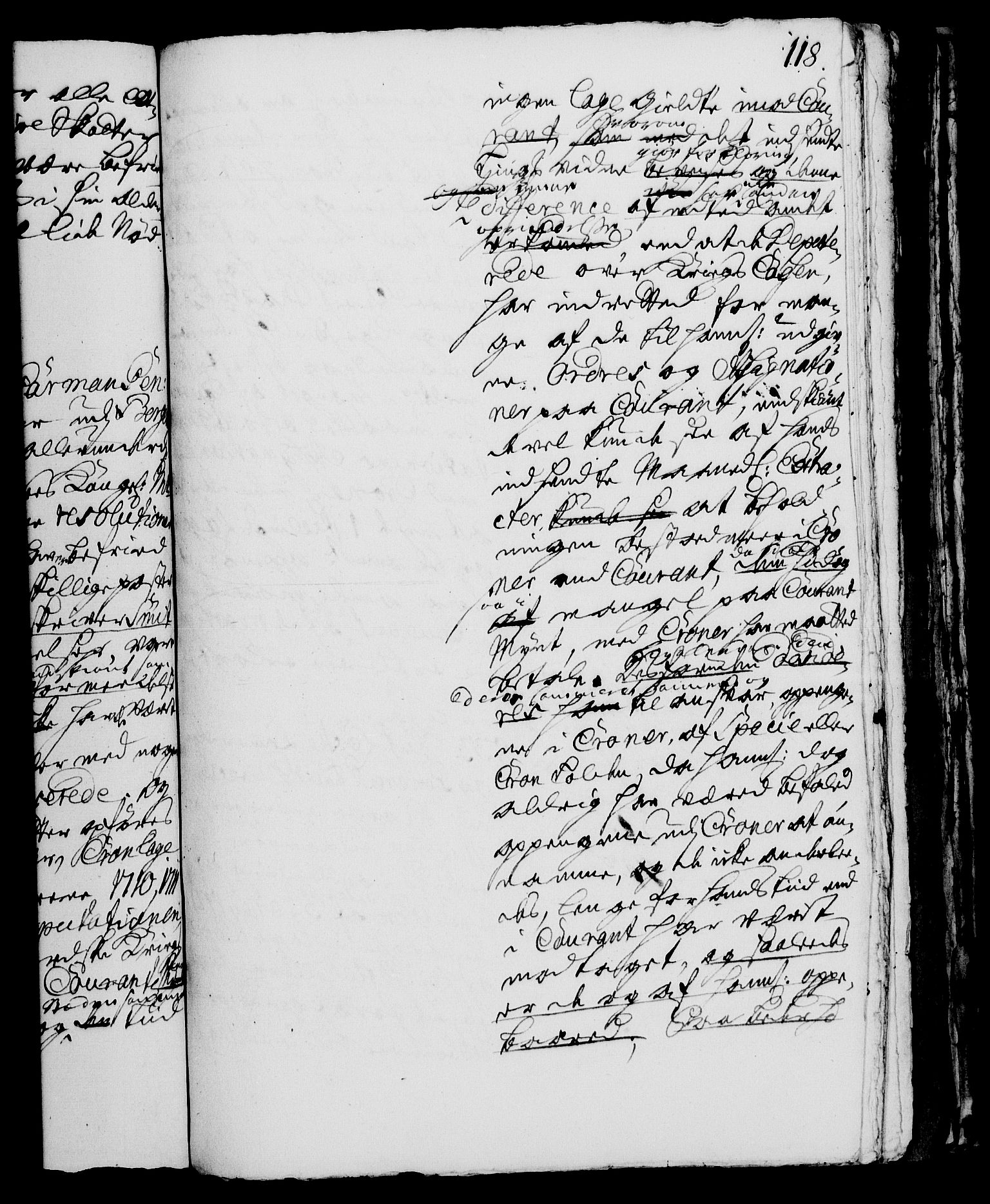 Rentekammeret, Kammerkanselliet, RA/EA-3111/G/Gh/Gha/L0004: Norsk ekstraktmemorialprotokoll, sak. 766-941 (merket RK 53.49), 1721, p. 118