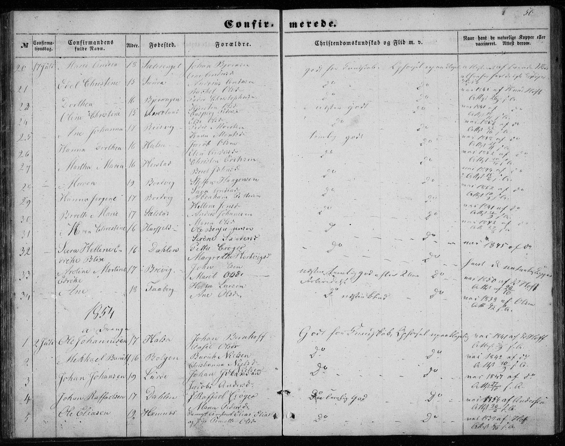 Ministerialprotokoller, klokkerbøker og fødselsregistre - Nordland, SAT/A-1459/843/L0633: Parish register (copy) no. 843C02, 1853-1873, p. 50