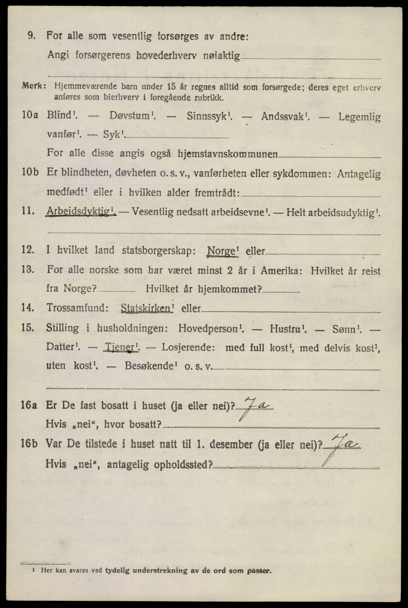 SAKO, 1920 census for Nore, 1920, p. 711