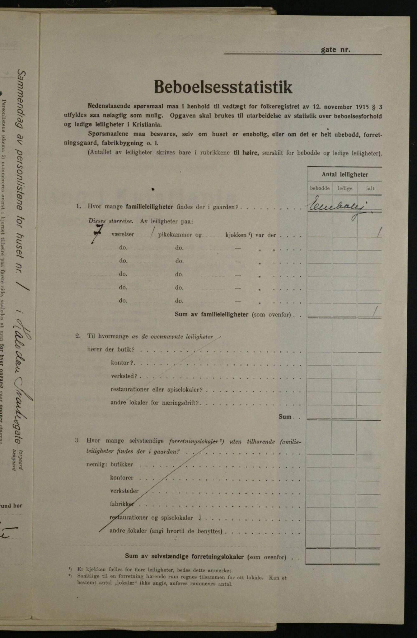 OBA, Municipal Census 1923 for Kristiania, 1923, p. 38181