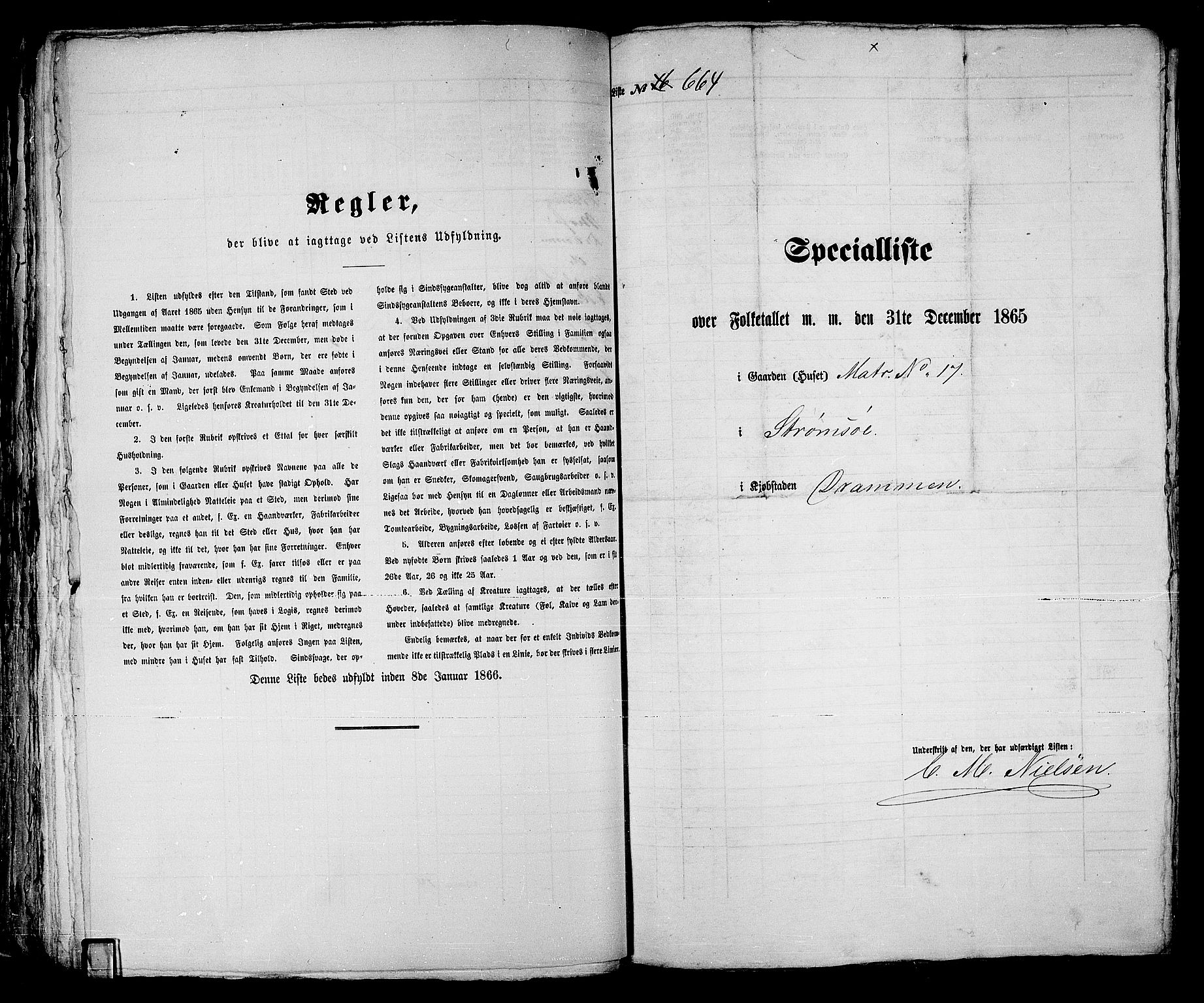 RA, 1865 census for Strømsø in Drammen, 1865, p. 143