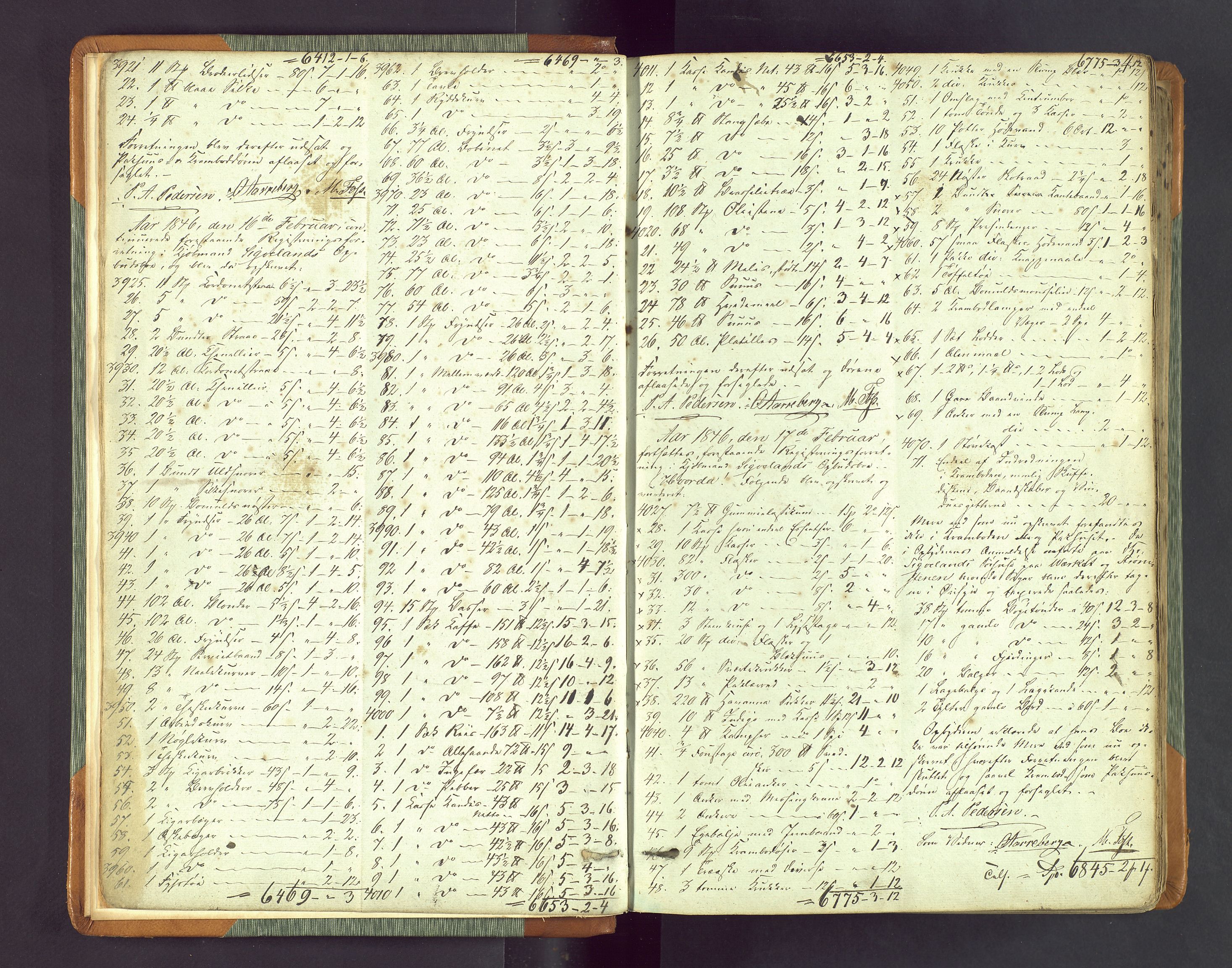 Stavanger byfogd, AV/SAST-A-101408/001/5/50/503BA/L0002: Registreringsprotokoll, 1846-1864, p. 4