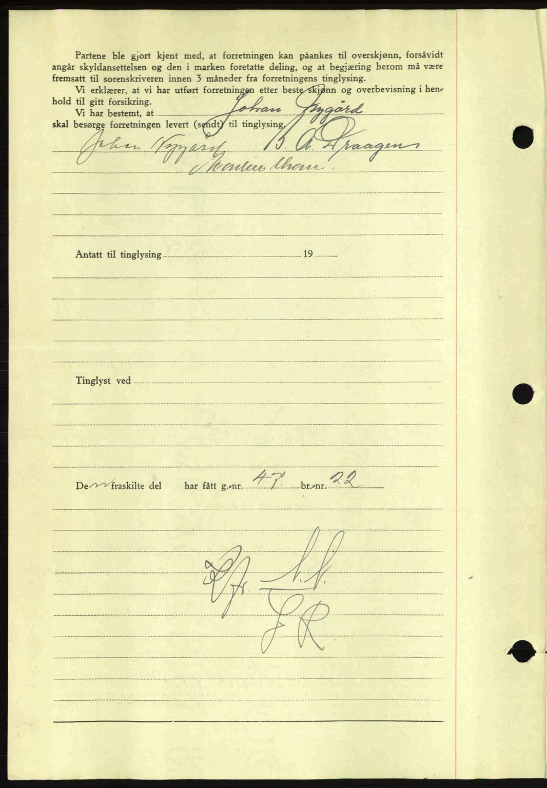 Nordmøre sorenskriveri, AV/SAT-A-4132/1/2/2Ca: Mortgage book no. A92, 1942-1942, Diary no: : 1609/1942