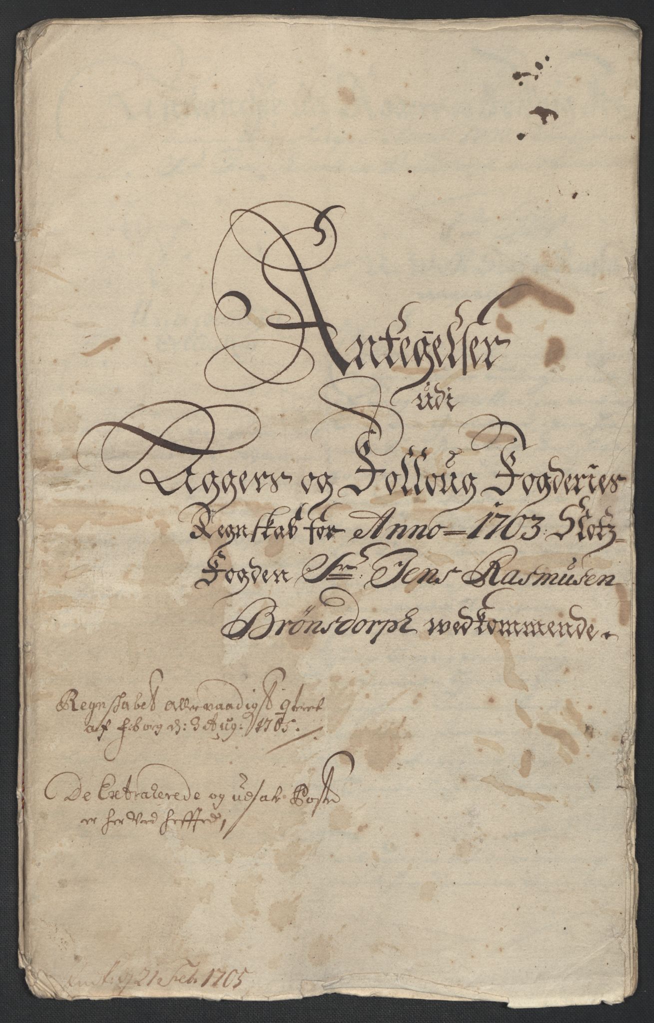 Rentekammeret inntil 1814, Reviderte regnskaper, Fogderegnskap, AV/RA-EA-4092/R10/L0445: Fogderegnskap Aker og Follo, 1703-1704, p. 258