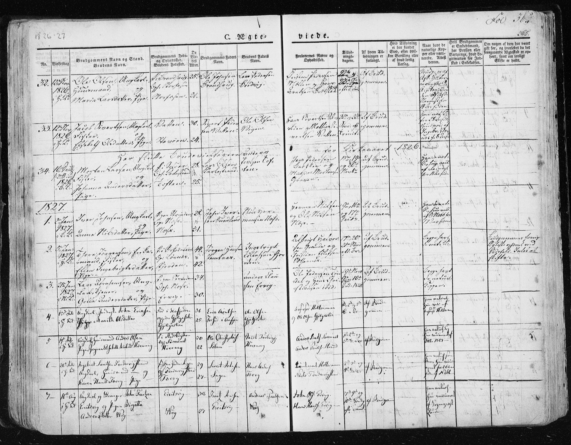 Ministerialprotokoller, klokkerbøker og fødselsregistre - Sør-Trøndelag, SAT/A-1456/659/L0735: Parish register (official) no. 659A05, 1826-1841, p. 364