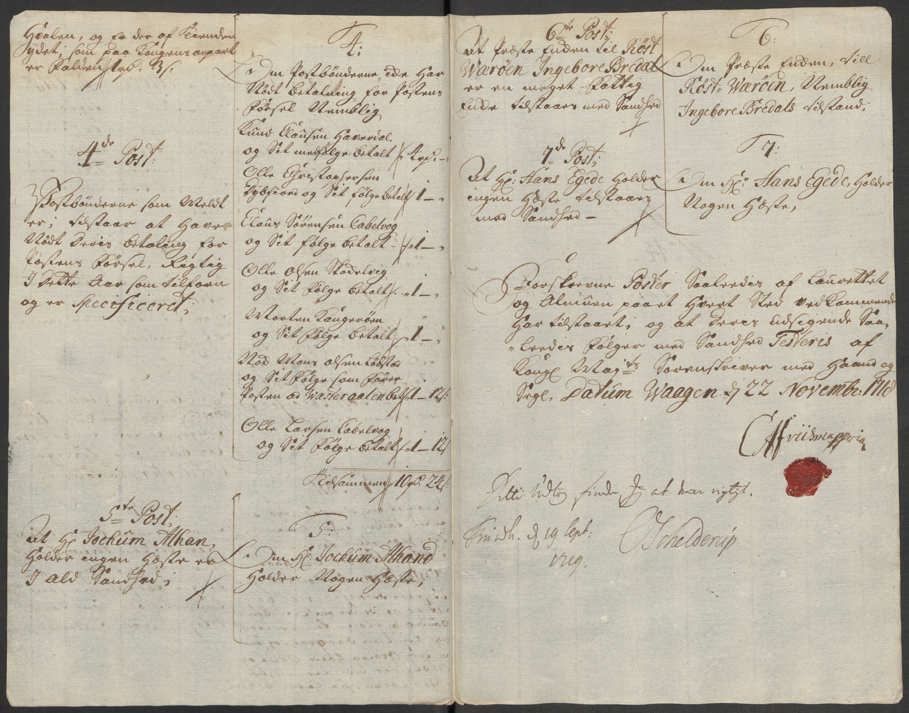 Rentekammeret inntil 1814, Reviderte regnskaper, Fogderegnskap, AV/RA-EA-4092/R67/L4684: Fogderegnskap Vesterålen, Andenes og Lofoten, 1718, p. 159
