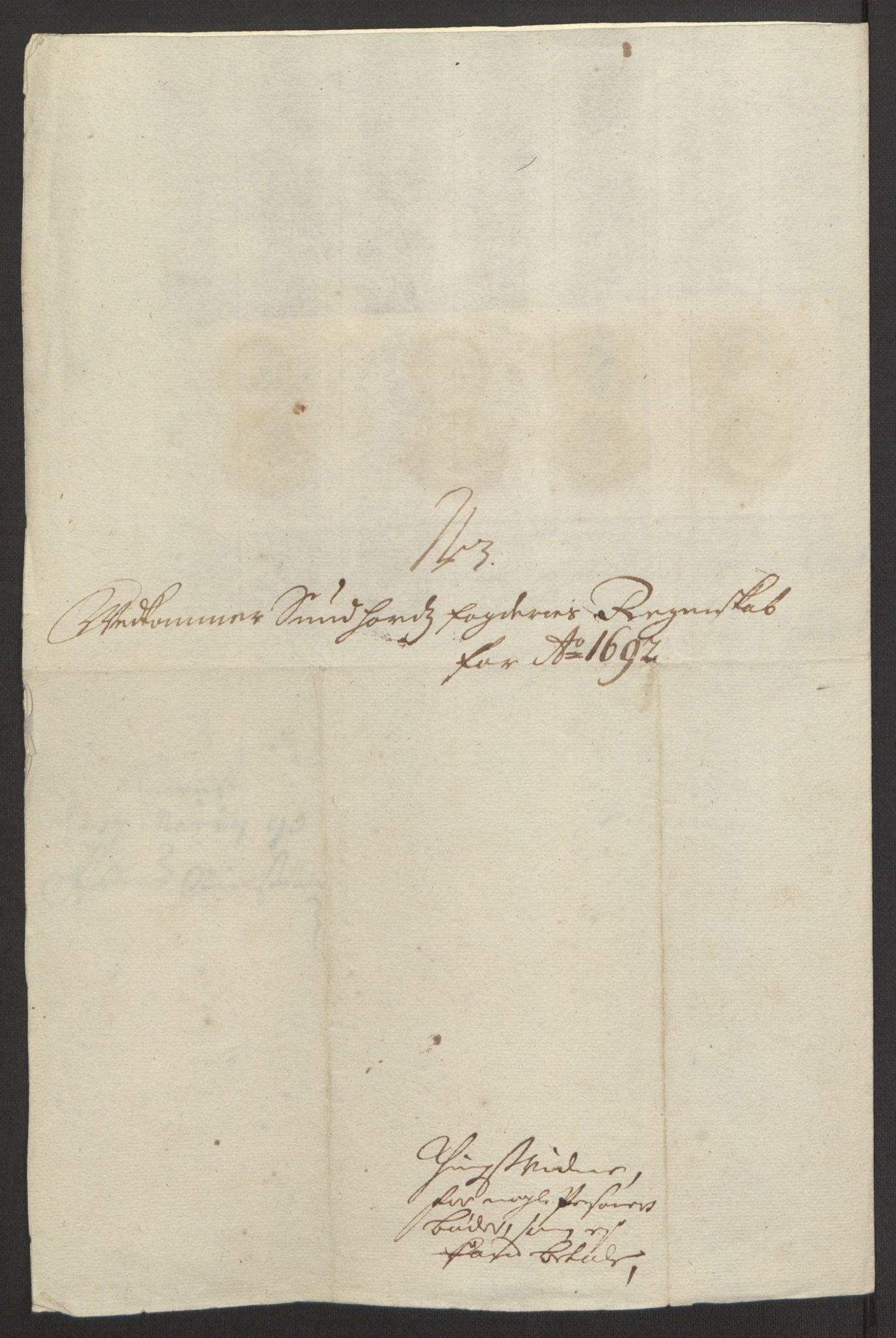 Rentekammeret inntil 1814, Reviderte regnskaper, Fogderegnskap, AV/RA-EA-4092/R48/L2973: Fogderegnskap Sunnhordland og Hardanger, 1691-1692, p. 444