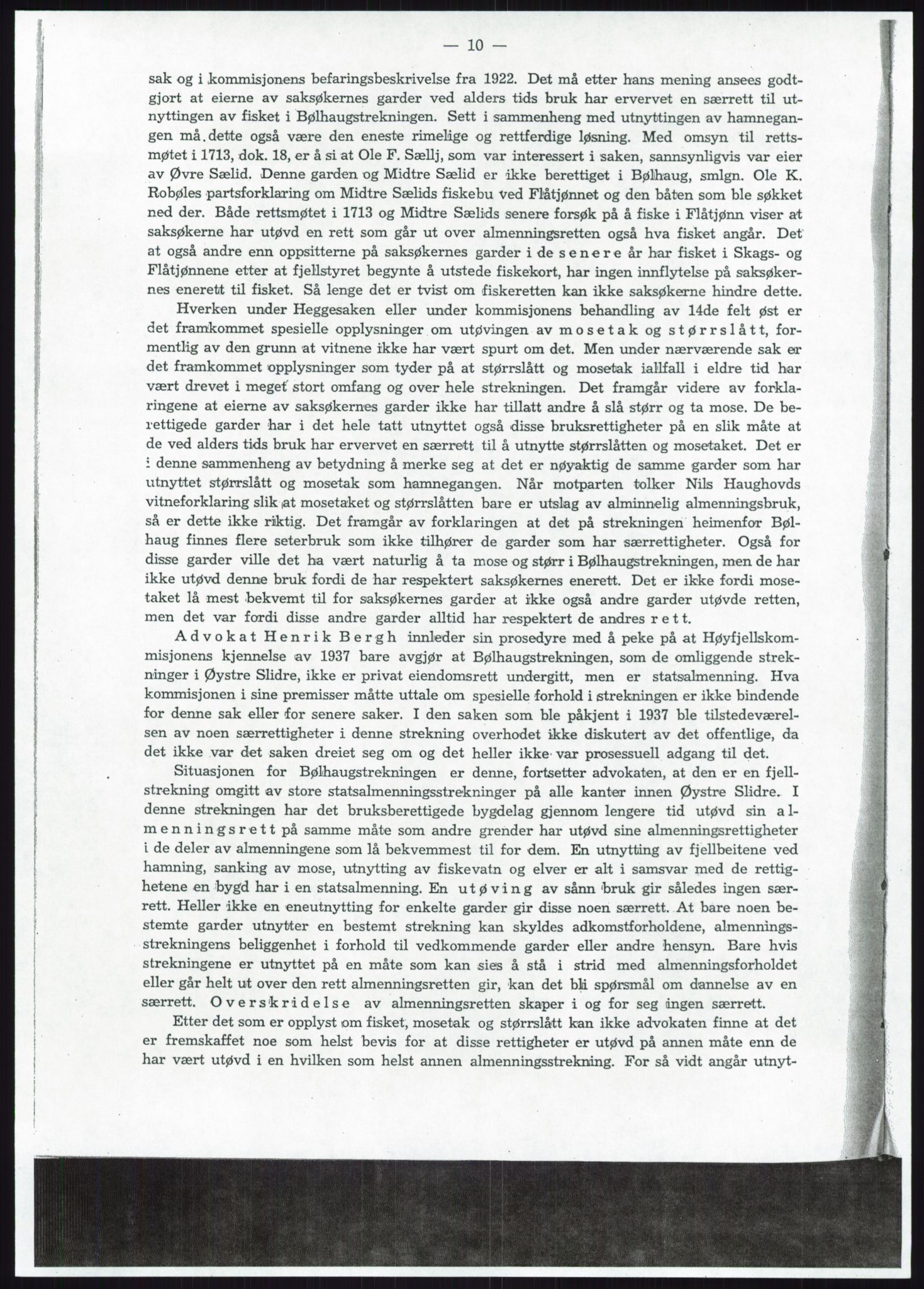 Høyfjellskommisjonen, AV/RA-S-1546/X/Xa/L0001: Nr. 1-33, 1909-1953, p. 5959