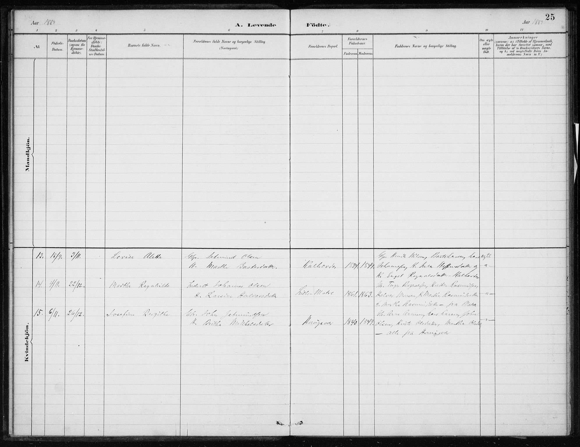 Masfjorden Sokneprestembete, AV/SAB-A-77001: Parish register (official) no. C  1, 1882-1896, p. 25