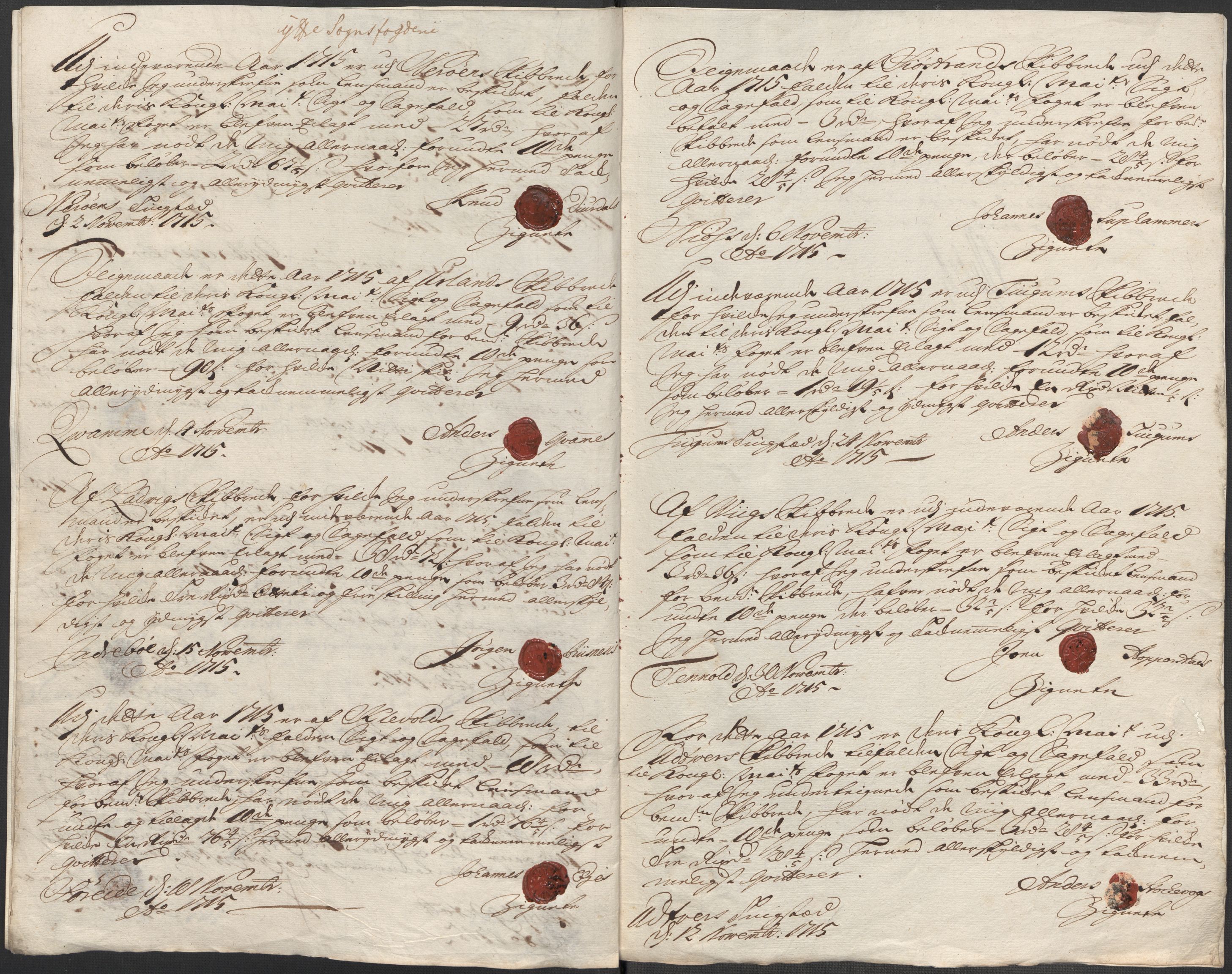 Rentekammeret inntil 1814, Reviderte regnskaper, Fogderegnskap, AV/RA-EA-4092/R52/L3320: Fogderegnskap Sogn, 1715-1716, p. 209