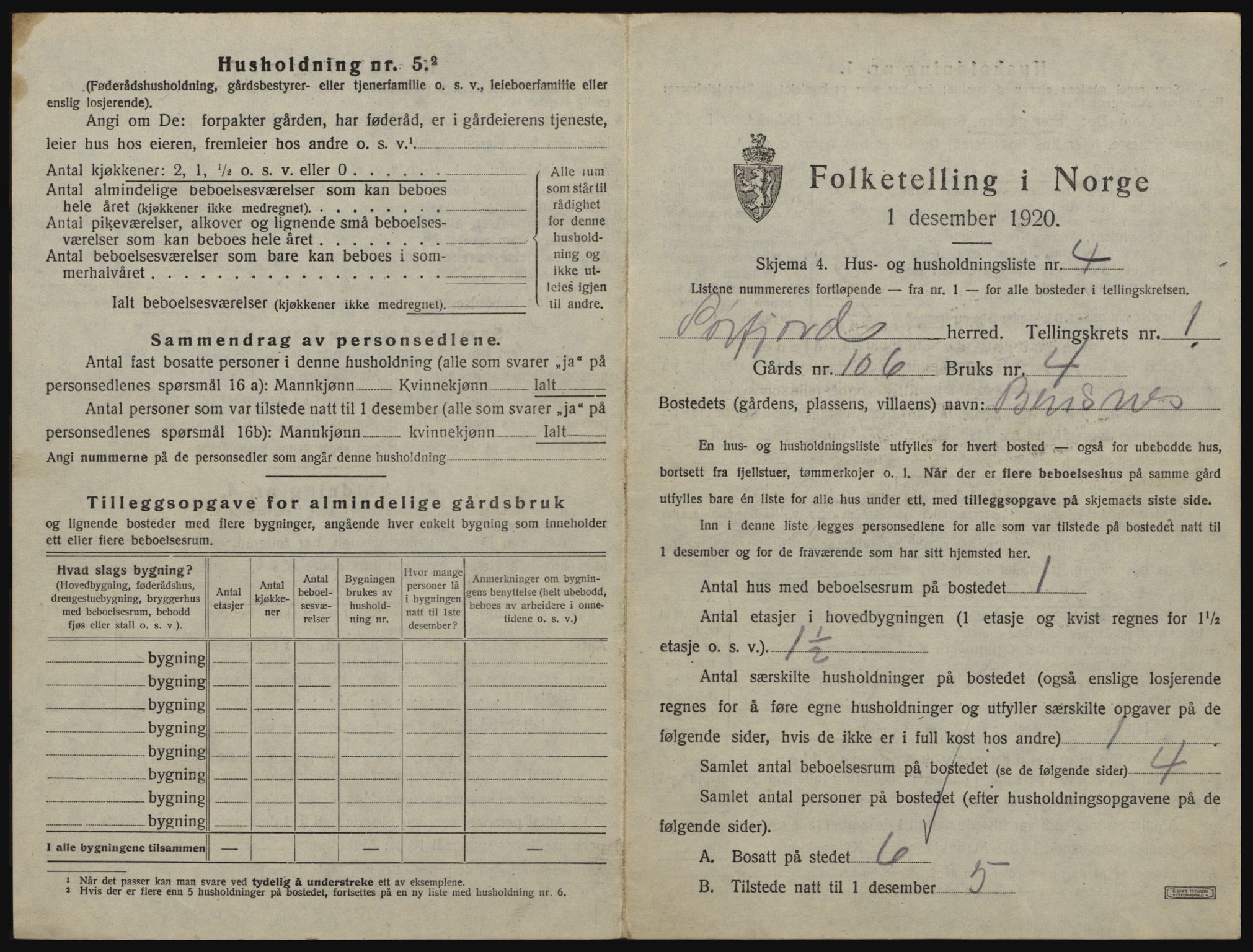 SATØ, 1920 census for Sørfjord, 1920, p. 11