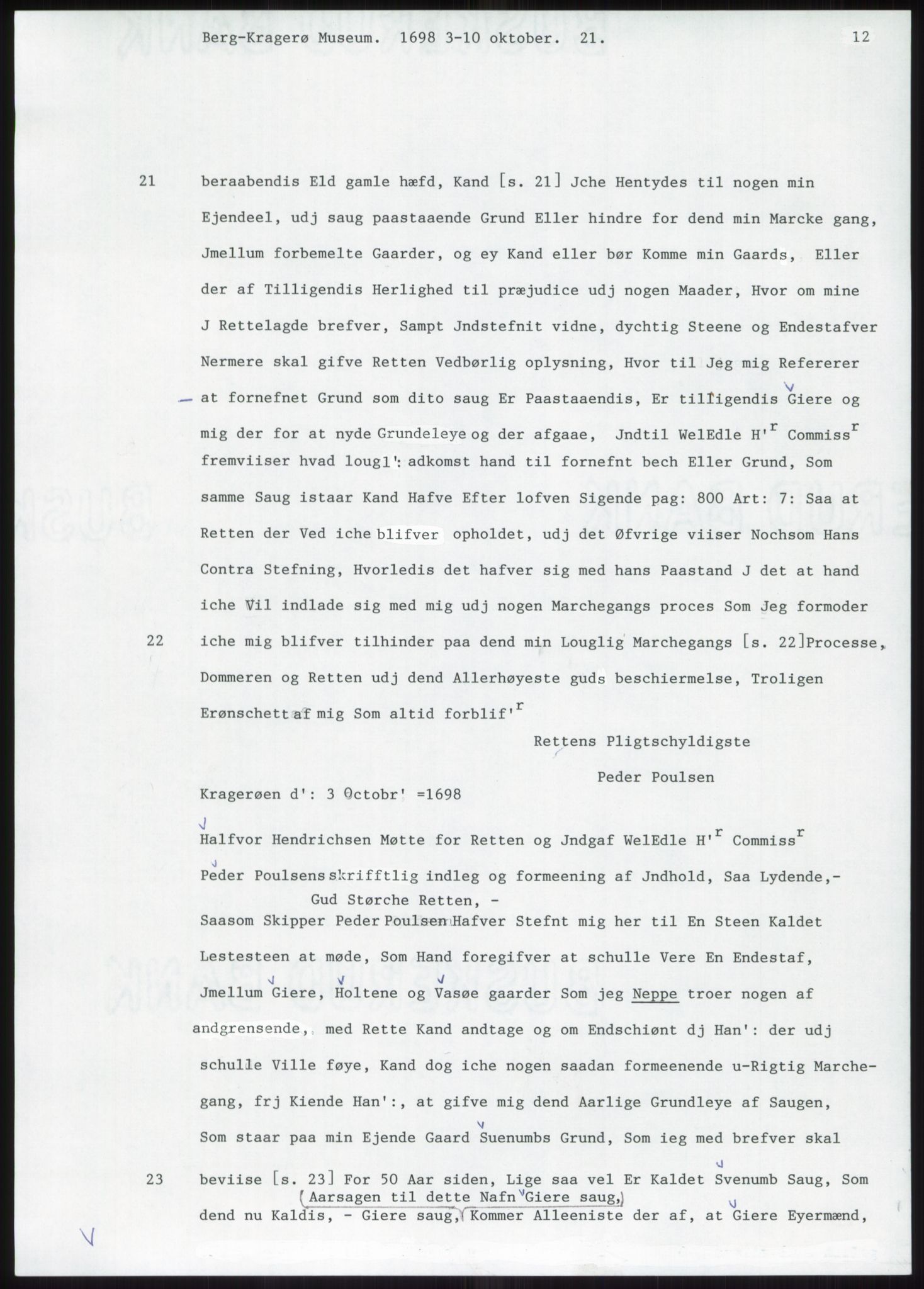 Samlinger til kildeutgivelse, Diplomavskriftsamlingen, AV/RA-EA-4053/H/Ha, p. 1436