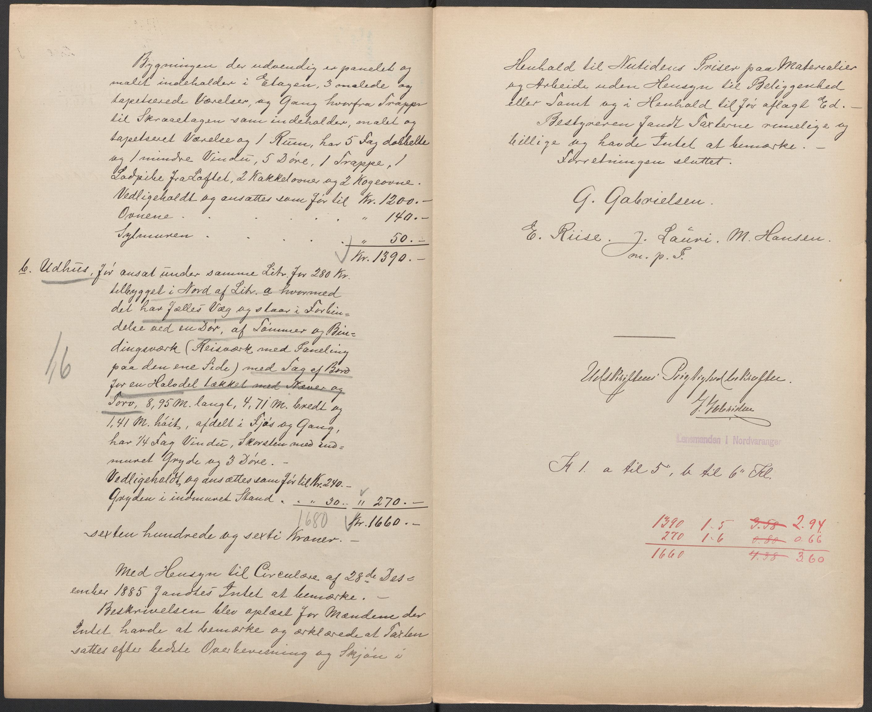 Norges Brannkasse, AV/RA-S-1549/E/Eu/L0010: Branntakster for Vadsø by, 1854-1949, p. 14