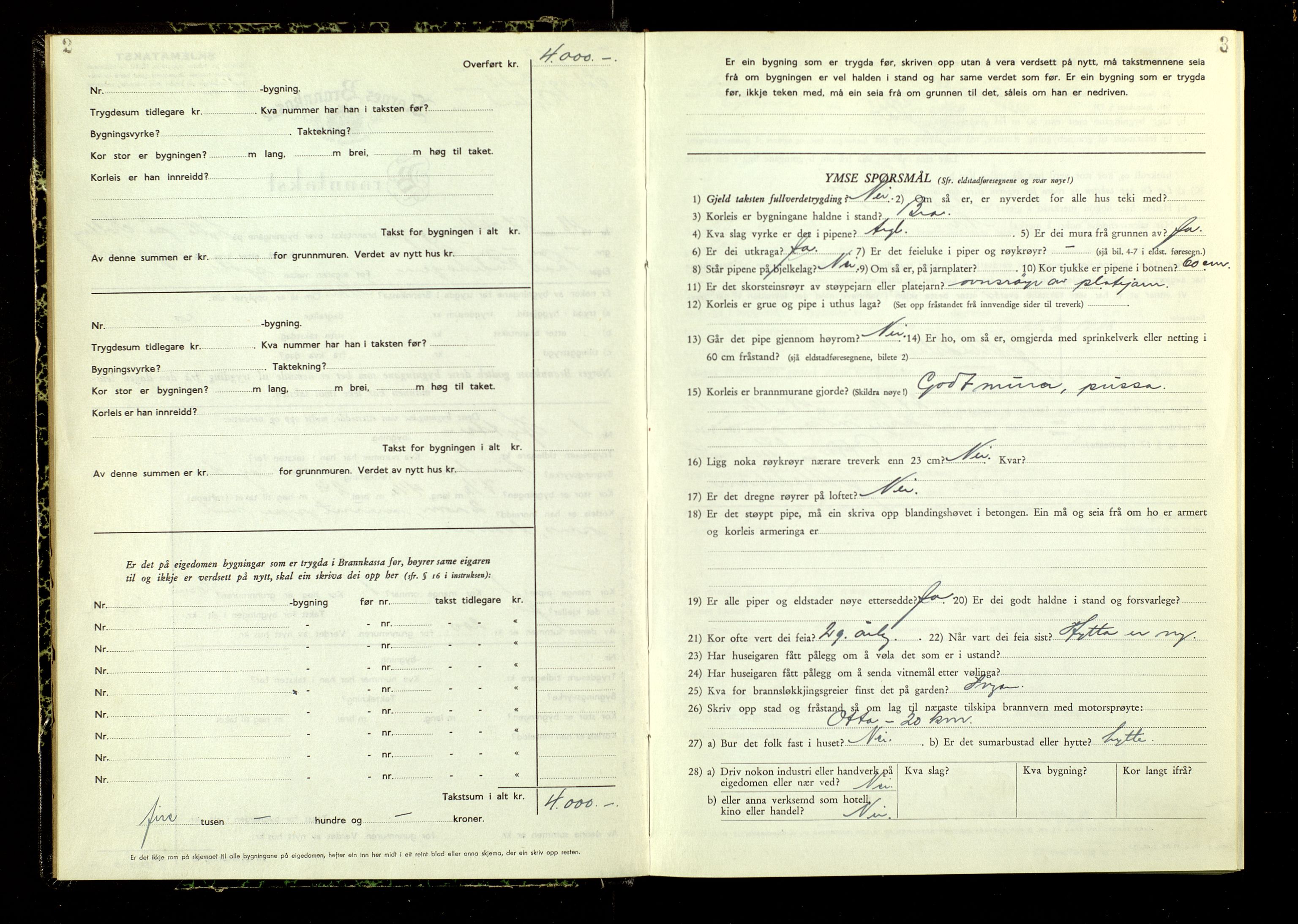 Norges Brannkasse, Sel og Heidal, SAH/NBRANH-034/F/L0015: Branntakstprotokoll, 1948-1951