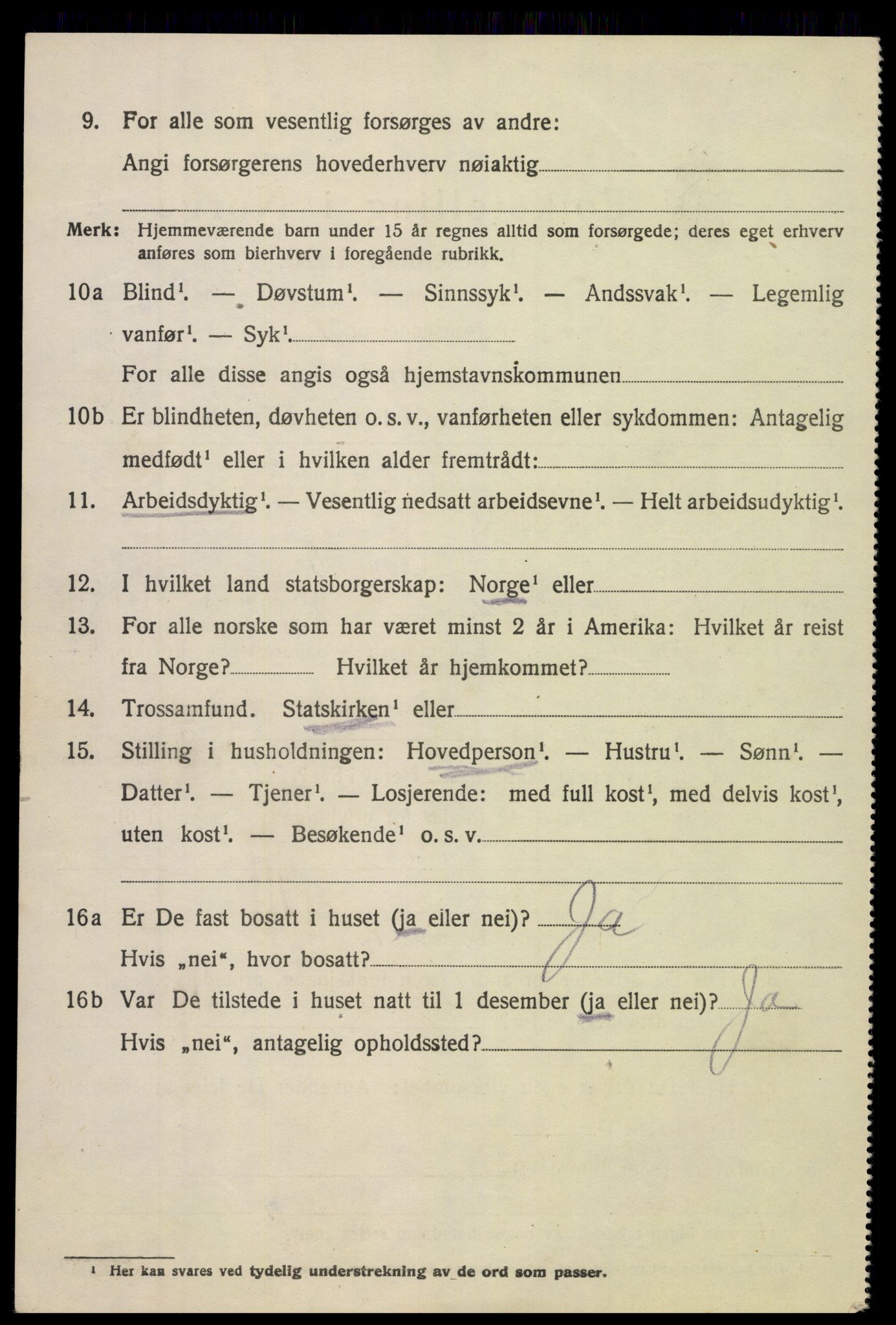 SAK, 1920 census for Søndeled, 1920, p. 3920