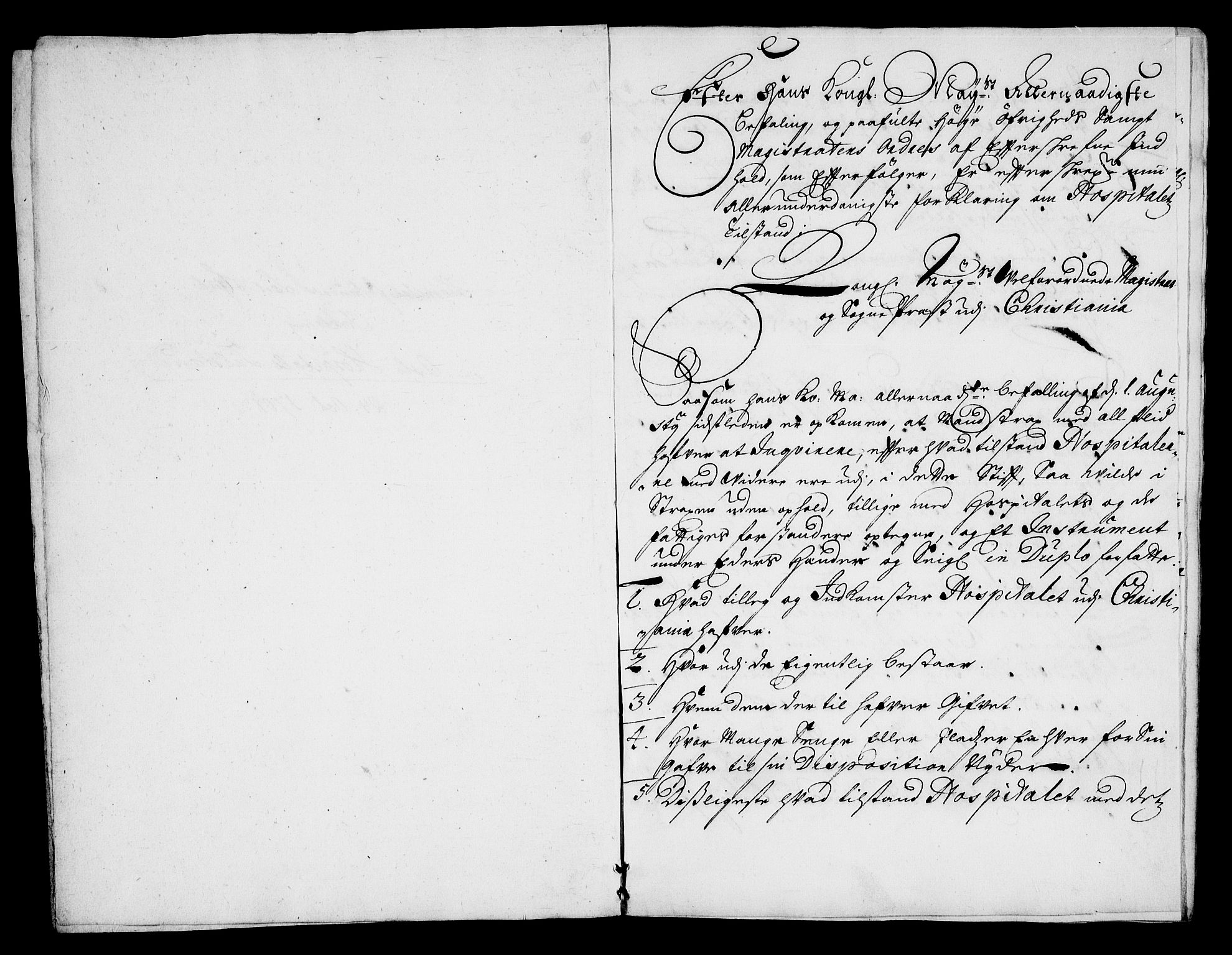 Danske Kanselli, Skapsaker, RA/EA-4061/G/L0013: Tillegg til skapsakene, 1689-1702, p. 267