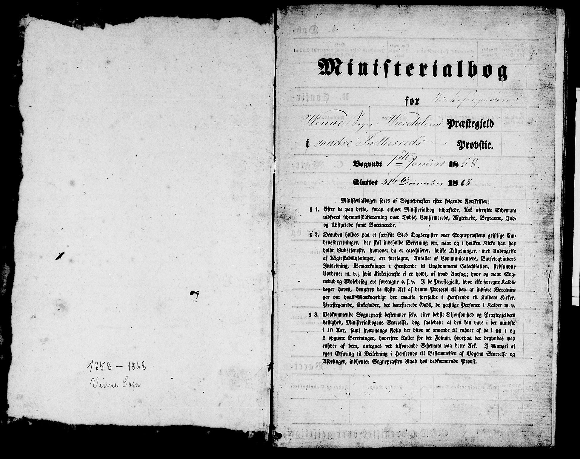 Ministerialprotokoller, klokkerbøker og fødselsregistre - Nord-Trøndelag, SAT/A-1458/726/L0270: Parish register (copy) no. 726C01, 1858-1868