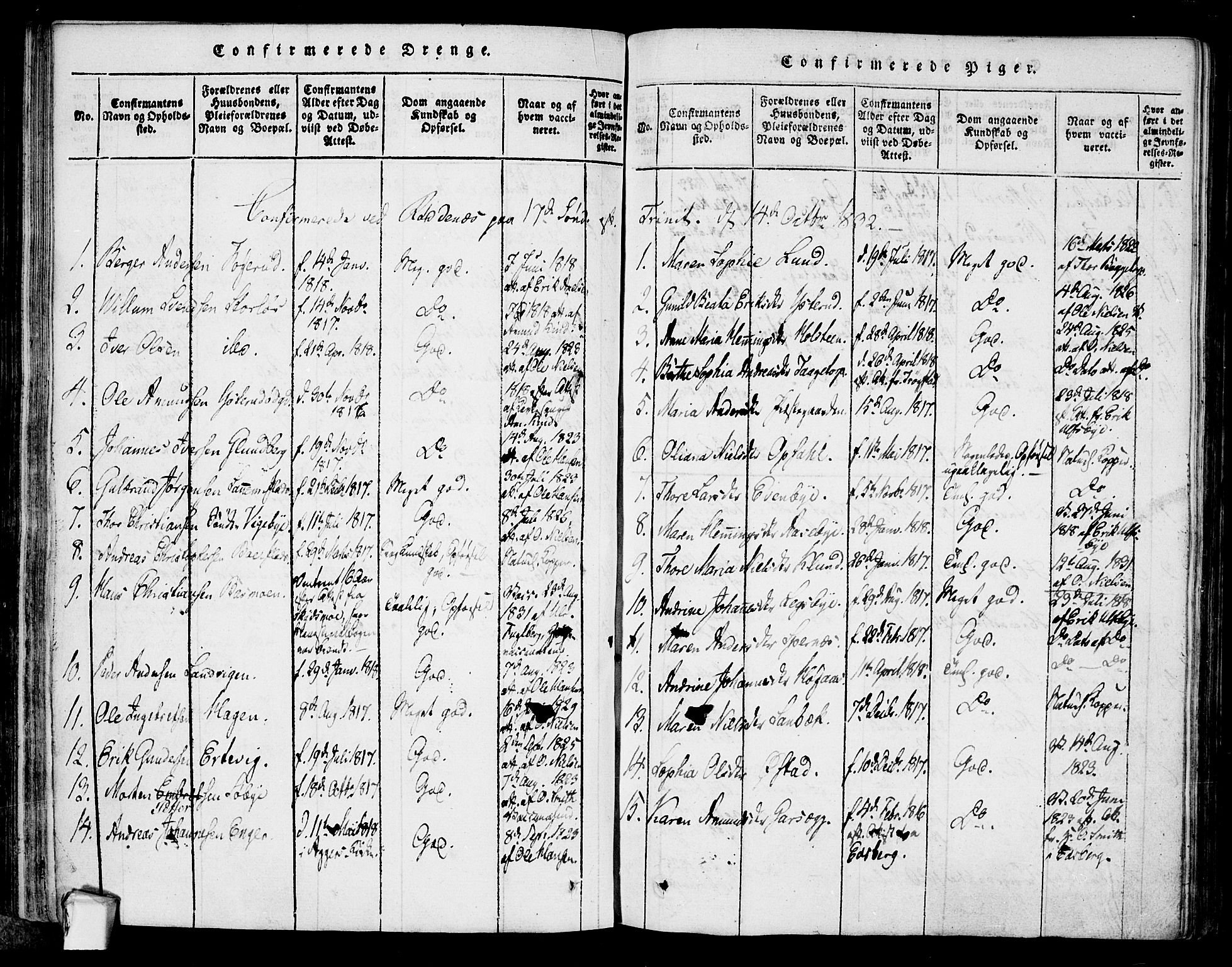 Rødenes prestekontor Kirkebøker, AV/SAO-A-2005/F/Fa/L0004: Parish register (official) no. I 4, 1814-1838, p. 25