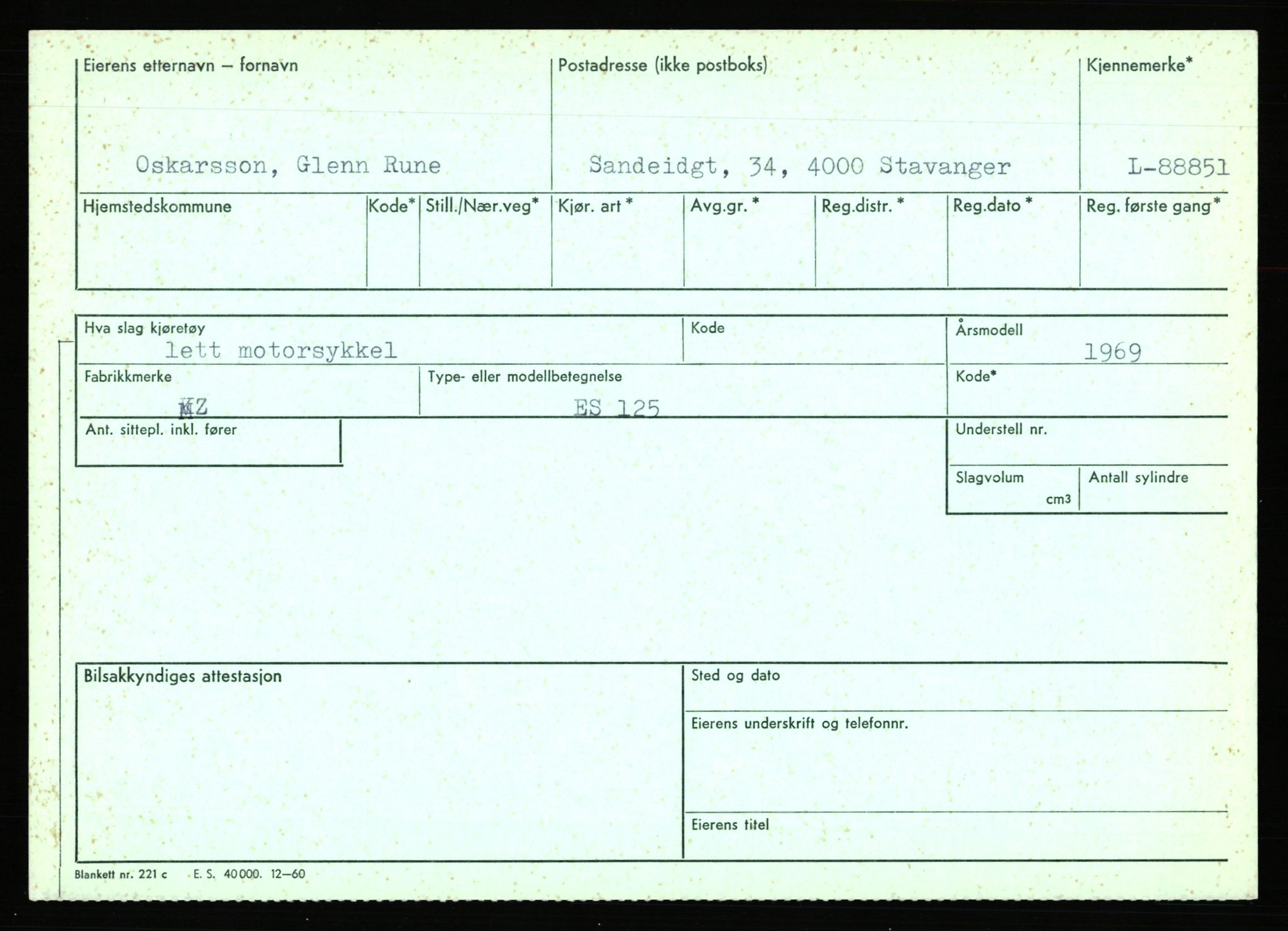 Stavanger trafikkstasjon, AV/SAST-A-101942/0/F/L0075: L-88800 - L-92499, 1930-1971, p. 67