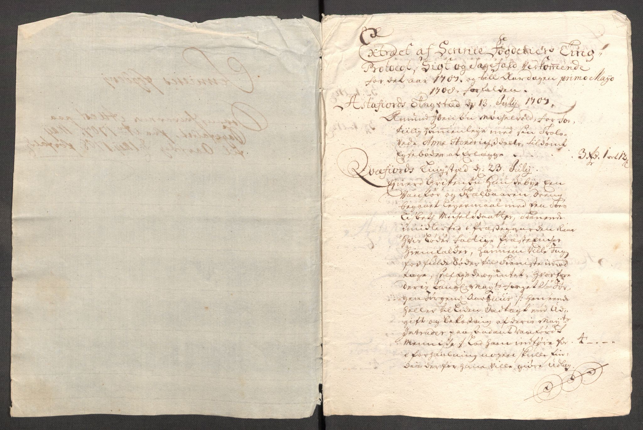 Rentekammeret inntil 1814, Reviderte regnskaper, Fogderegnskap, AV/RA-EA-4092/R68/L4756: Fogderegnskap Senja og Troms, 1705-1707, p. 386