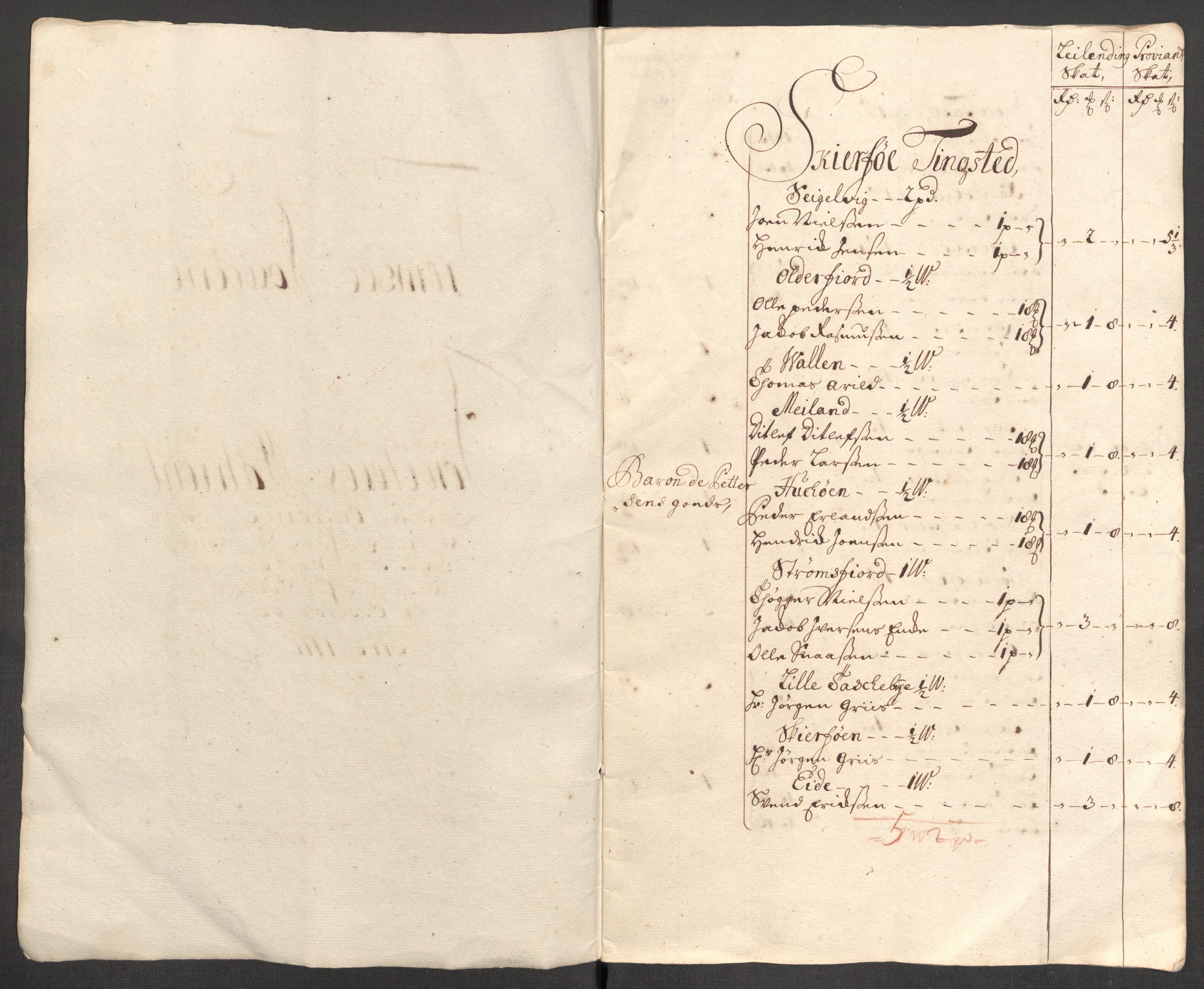 Rentekammeret inntil 1814, Reviderte regnskaper, Fogderegnskap, AV/RA-EA-4092/R68/L4758: Fogderegnskap Senja og Troms, 1711-1712, p. 43