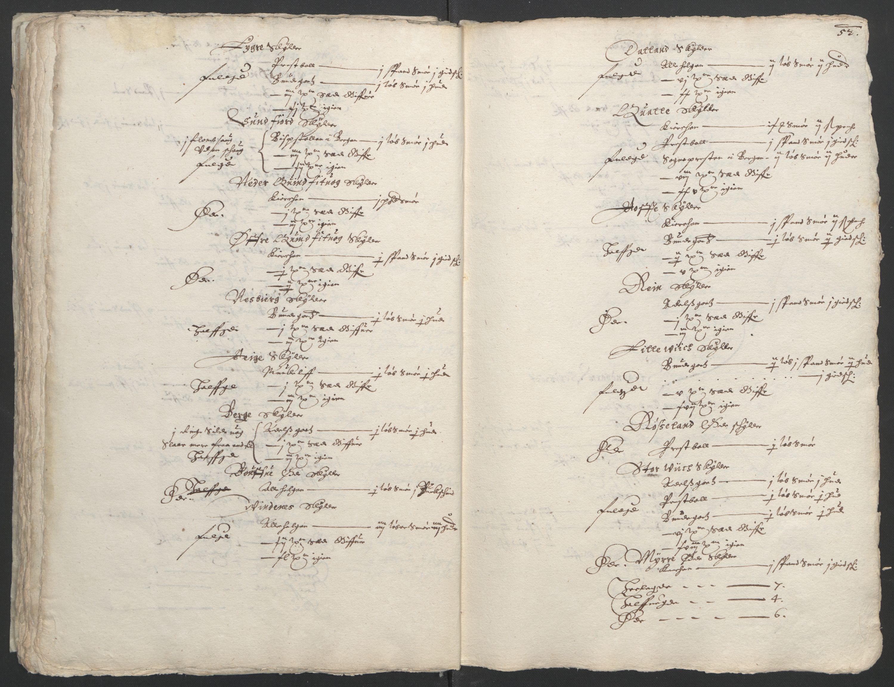 Stattholderembetet 1572-1771, AV/RA-EA-2870/Ek/L0004/0001: Jordebøker til utlikning av garnisonsskatt 1624-1626: / Jordebøker for Bergenhus len, 1626, p. 56