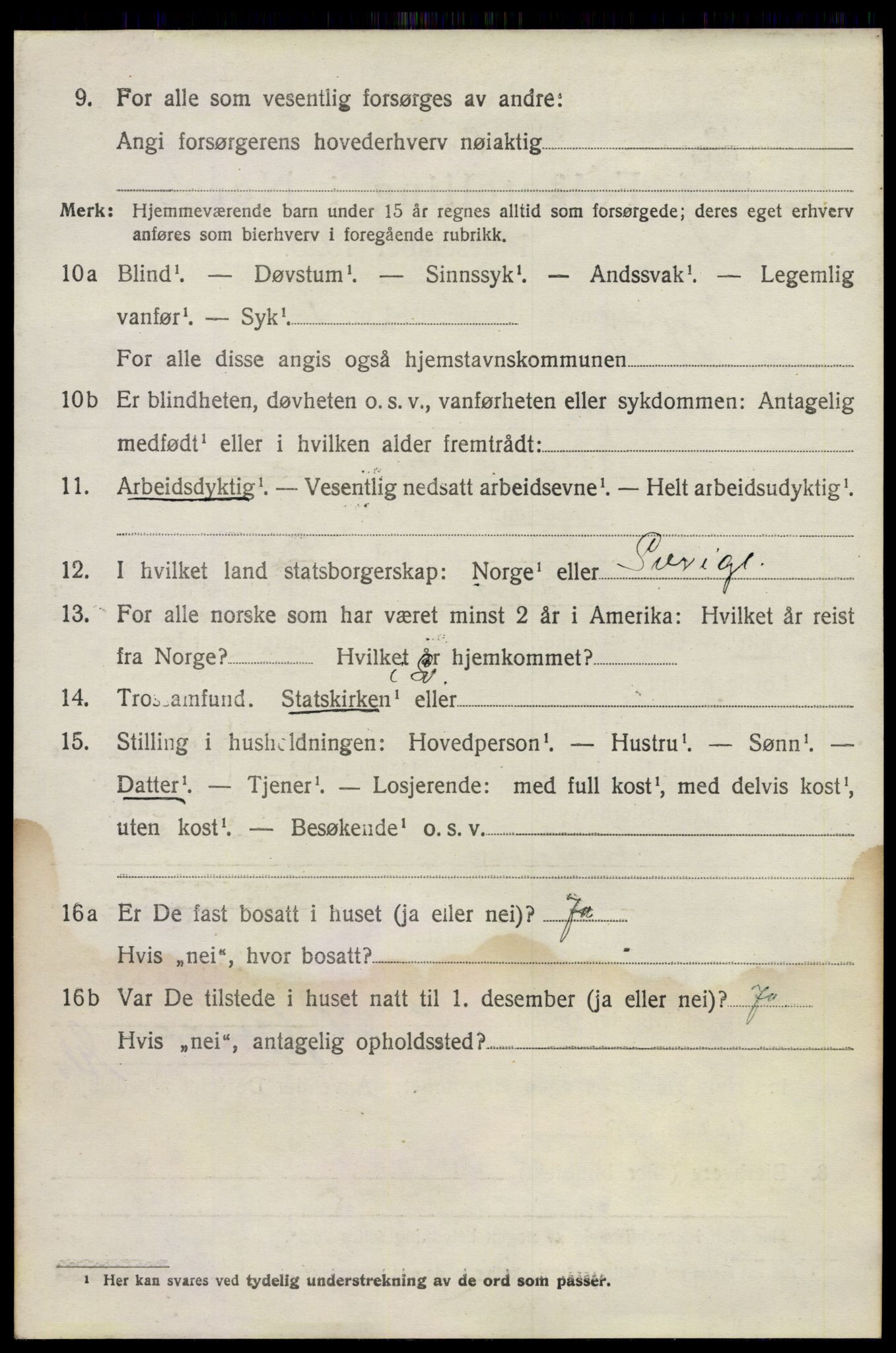 SAO, 1920 census for Fet, 1920, p. 8559