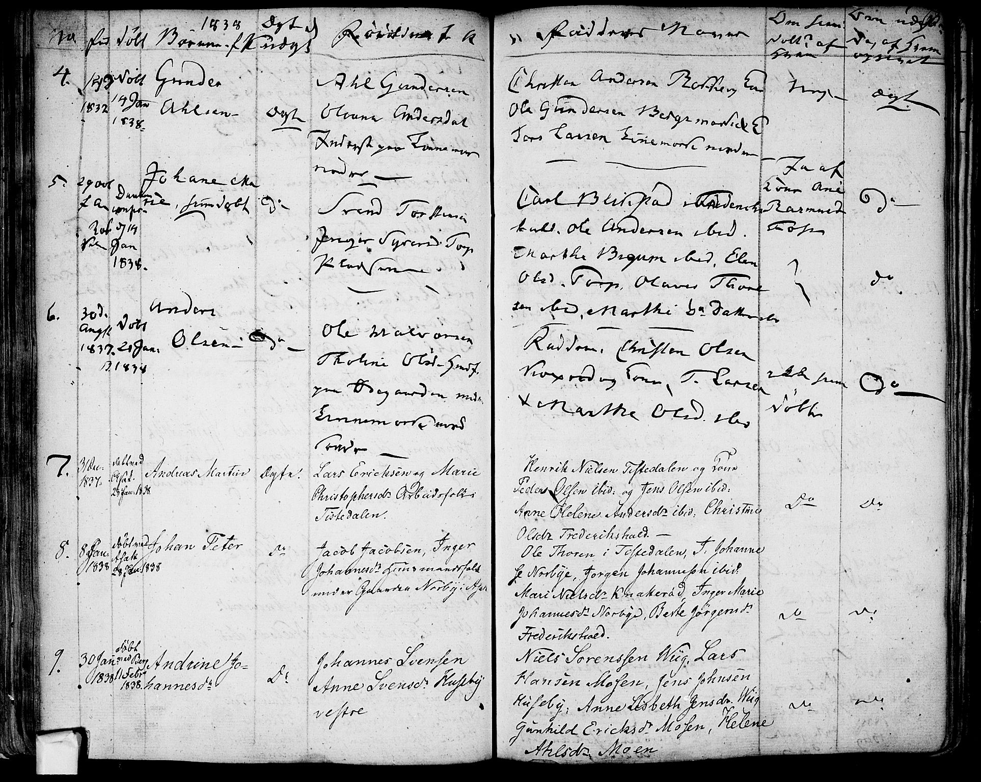 Berg prestekontor Kirkebøker, AV/SAO-A-10902/F/Fa/L0003: Parish register (official) no. I 3, 1832-1842, p. 63