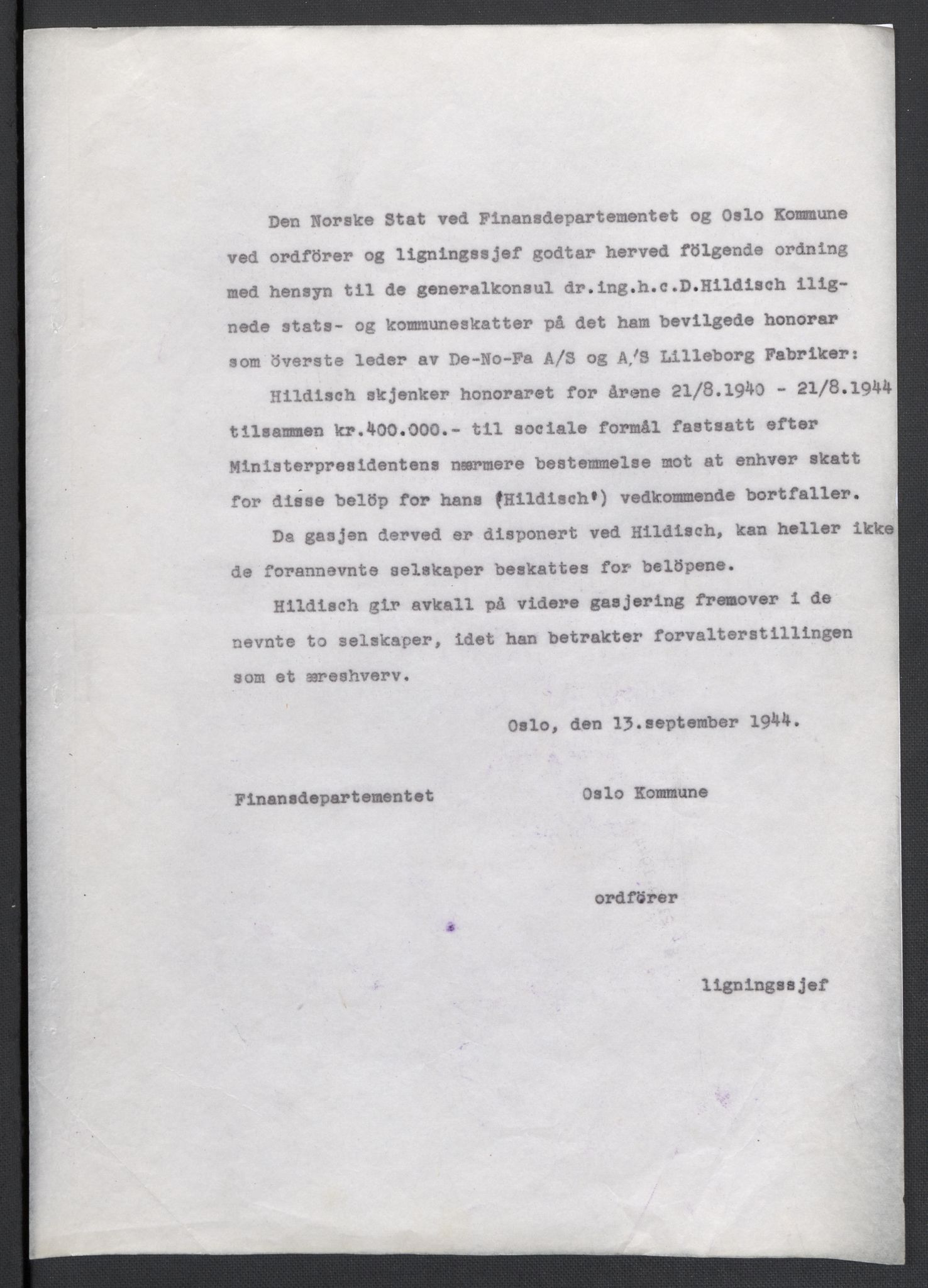 Landssvikarkivet, Oslo politikammer, AV/RA-S-3138-01/D/Da/L0003: Dnr. 29, 1945, p. 2698