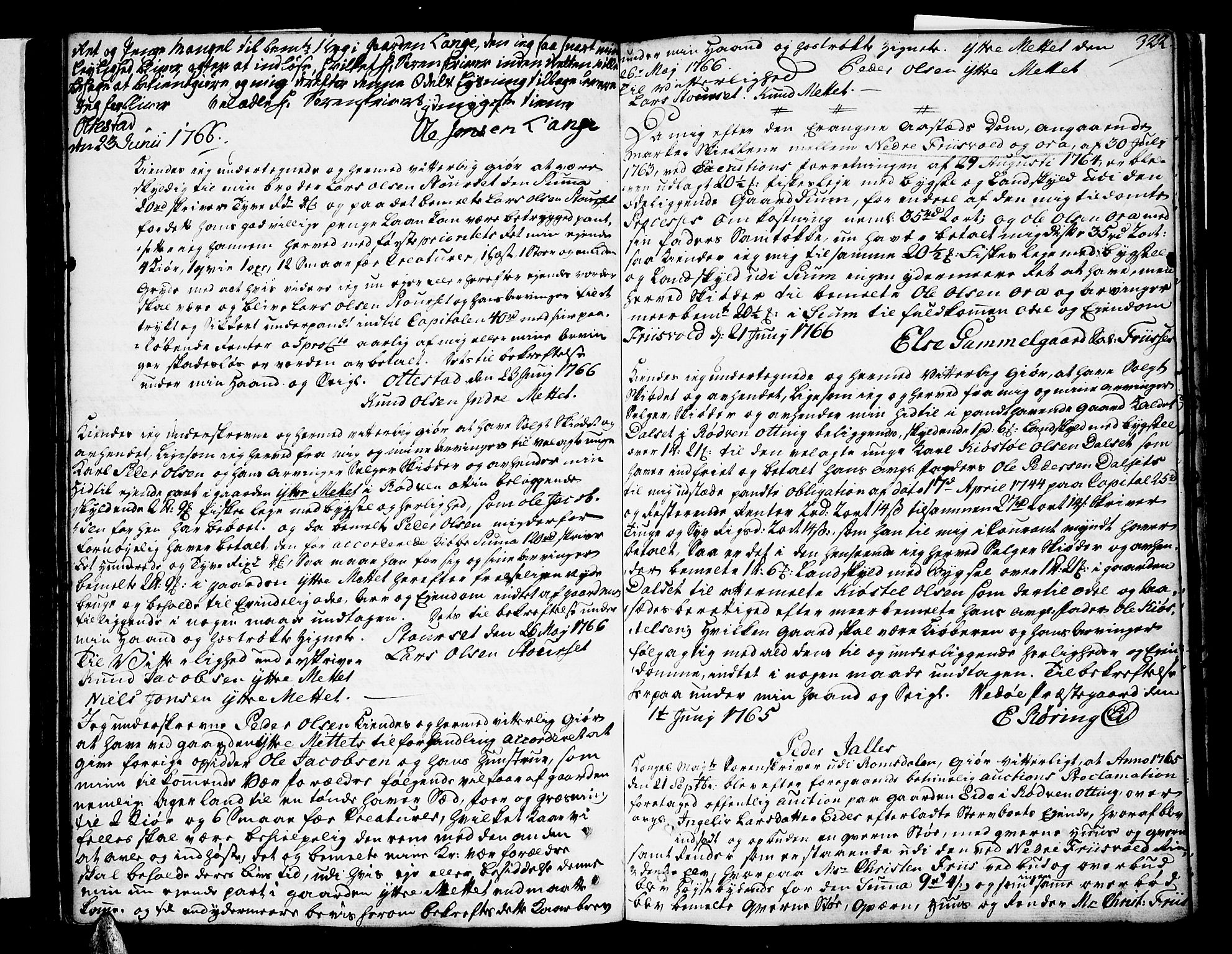 Romsdal sorenskriveri, SAT/A-4149/1/2/2C/L0003: Mortgage book no. 3, 1747-1767, p. 322