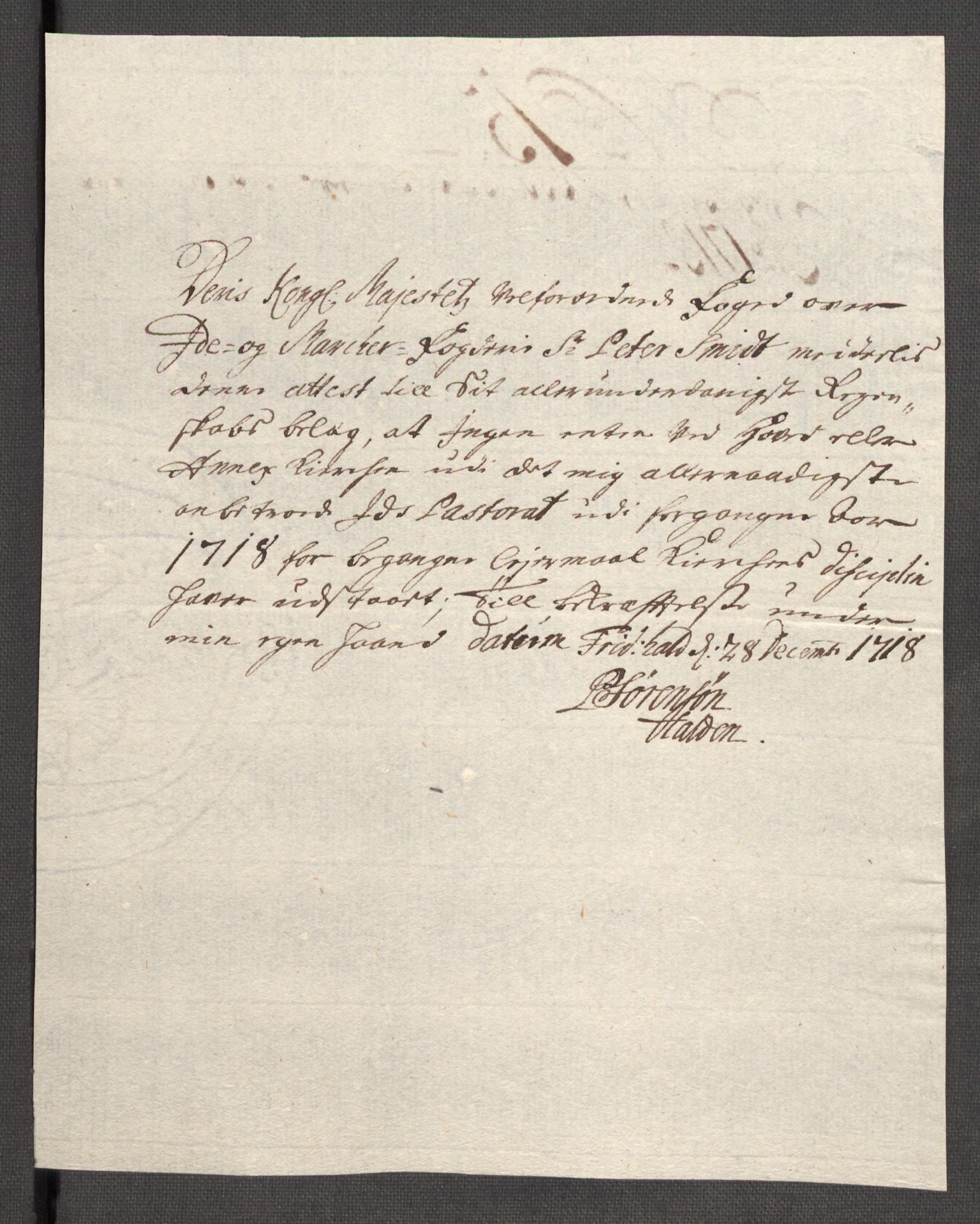 Rentekammeret inntil 1814, Reviderte regnskaper, Fogderegnskap, AV/RA-EA-4092/R01/L0024: Fogderegnskap Idd og Marker, 1717-1718, p. 282