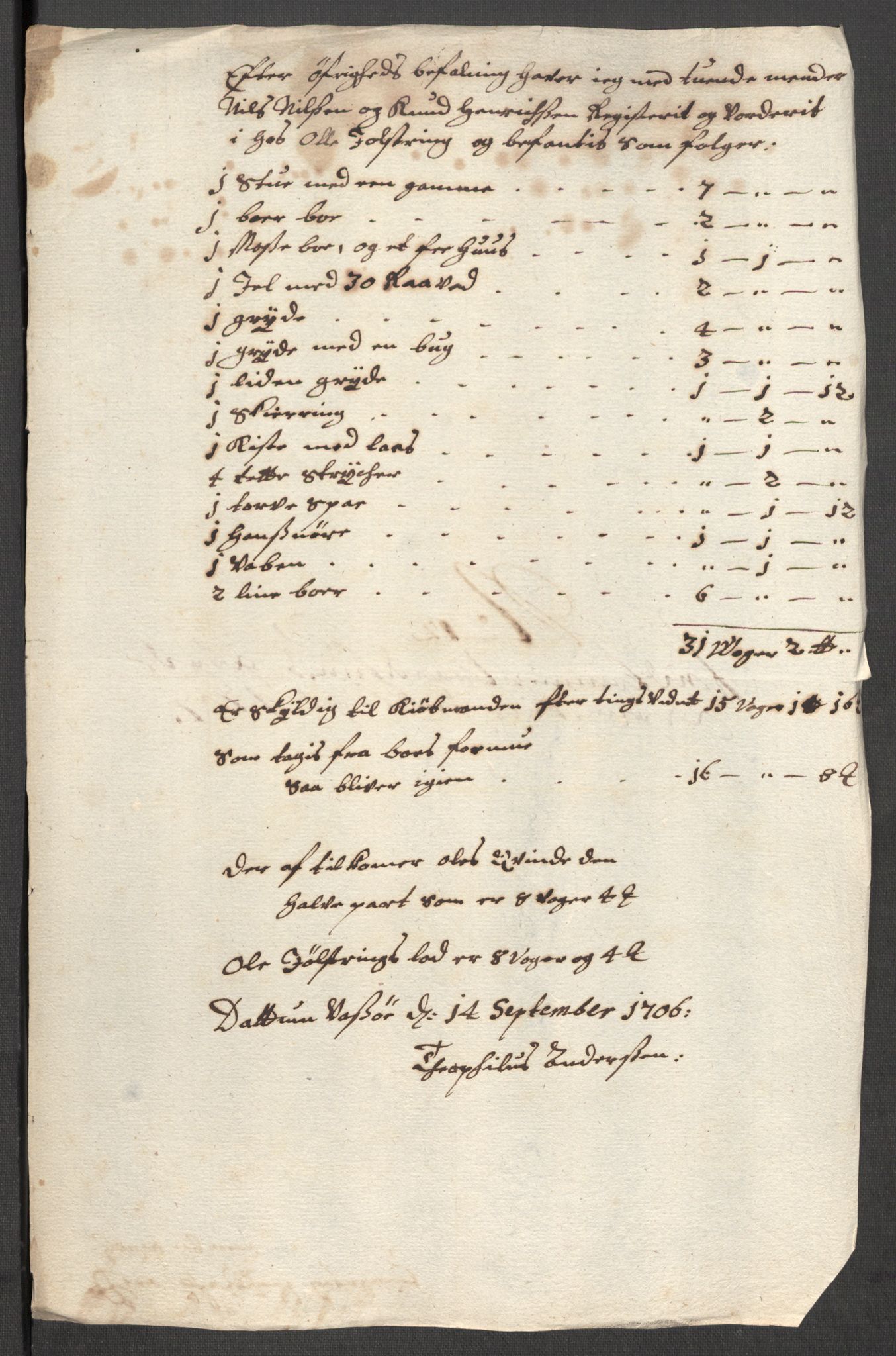 Rentekammeret inntil 1814, Reviderte regnskaper, Fogderegnskap, RA/EA-4092/R69/L4854: Fogderegnskap Finnmark/Vardøhus, 1707-1708, p. 98