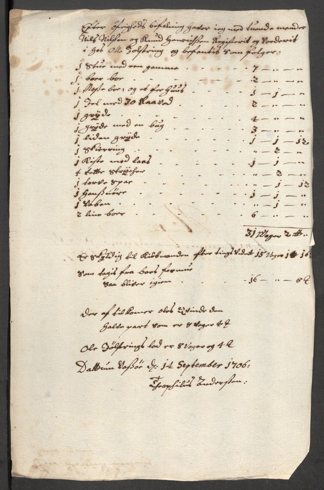 Rentekammeret inntil 1814, Reviderte regnskaper, Fogderegnskap, AV/RA-EA-4092/R69/L4854: Fogderegnskap Finnmark/Vardøhus, 1707-1708, p. 98