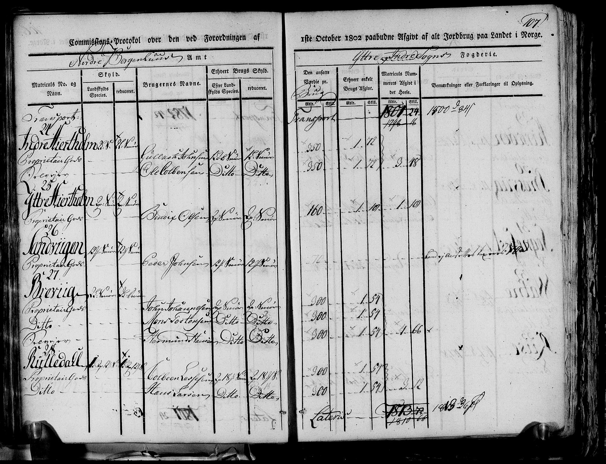 Rentekammeret inntil 1814, Realistisk ordnet avdeling, AV/RA-EA-4070/N/Ne/Nea/L0116: og 0117: Ytre og Indre Sogn fogderi. Kommisjonsprotokoller, 1803, p. 115