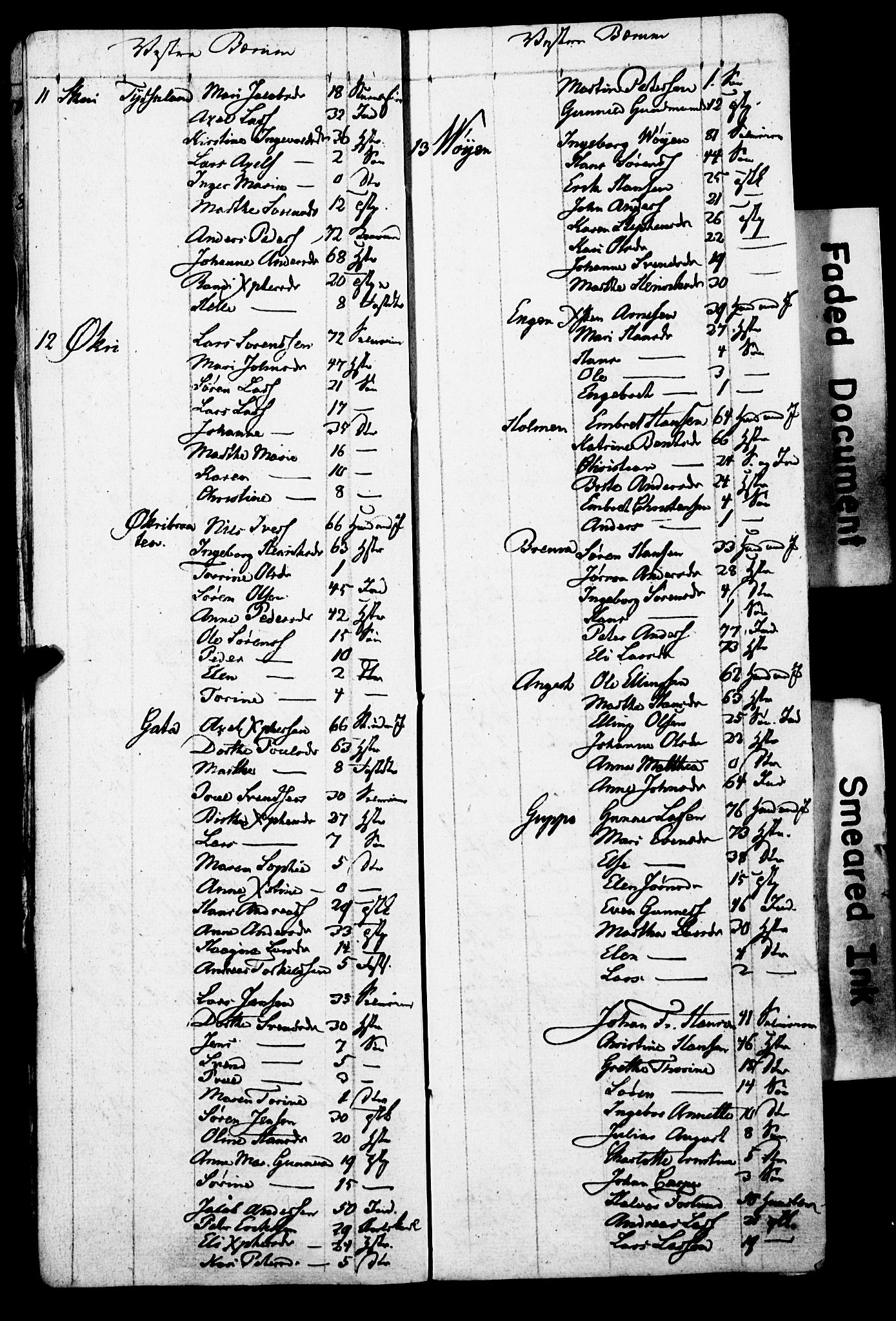 SAO, Census 1825 for Asker, 1825, p. 31