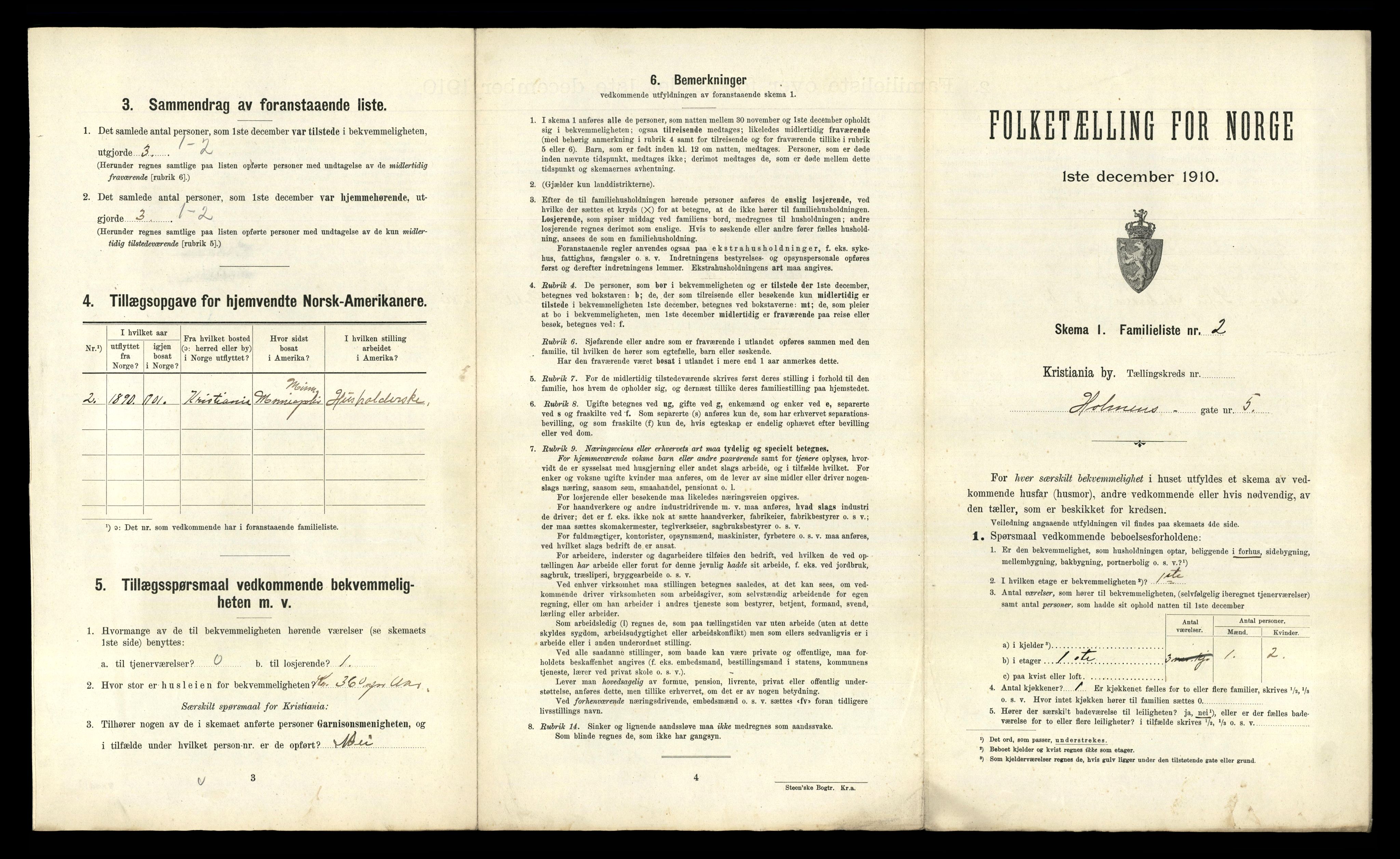 RA, 1910 census for Kristiania, 1910, p. 39991