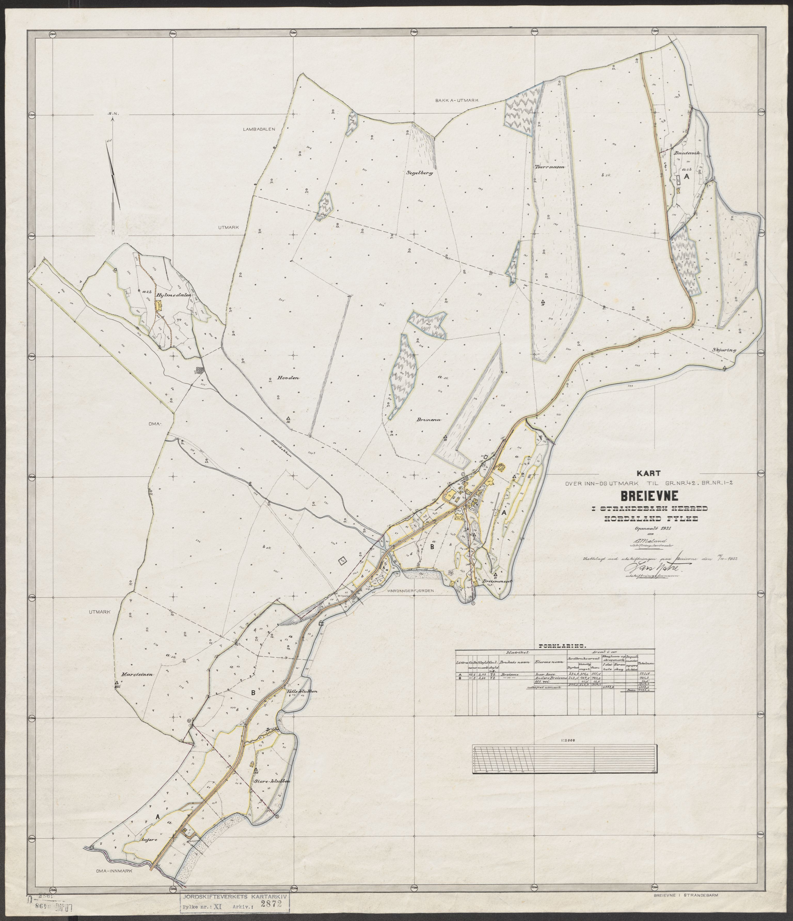 Jordskifteverkets kartarkiv, AV/RA-S-3929/T, 1859-1988, p. 3235