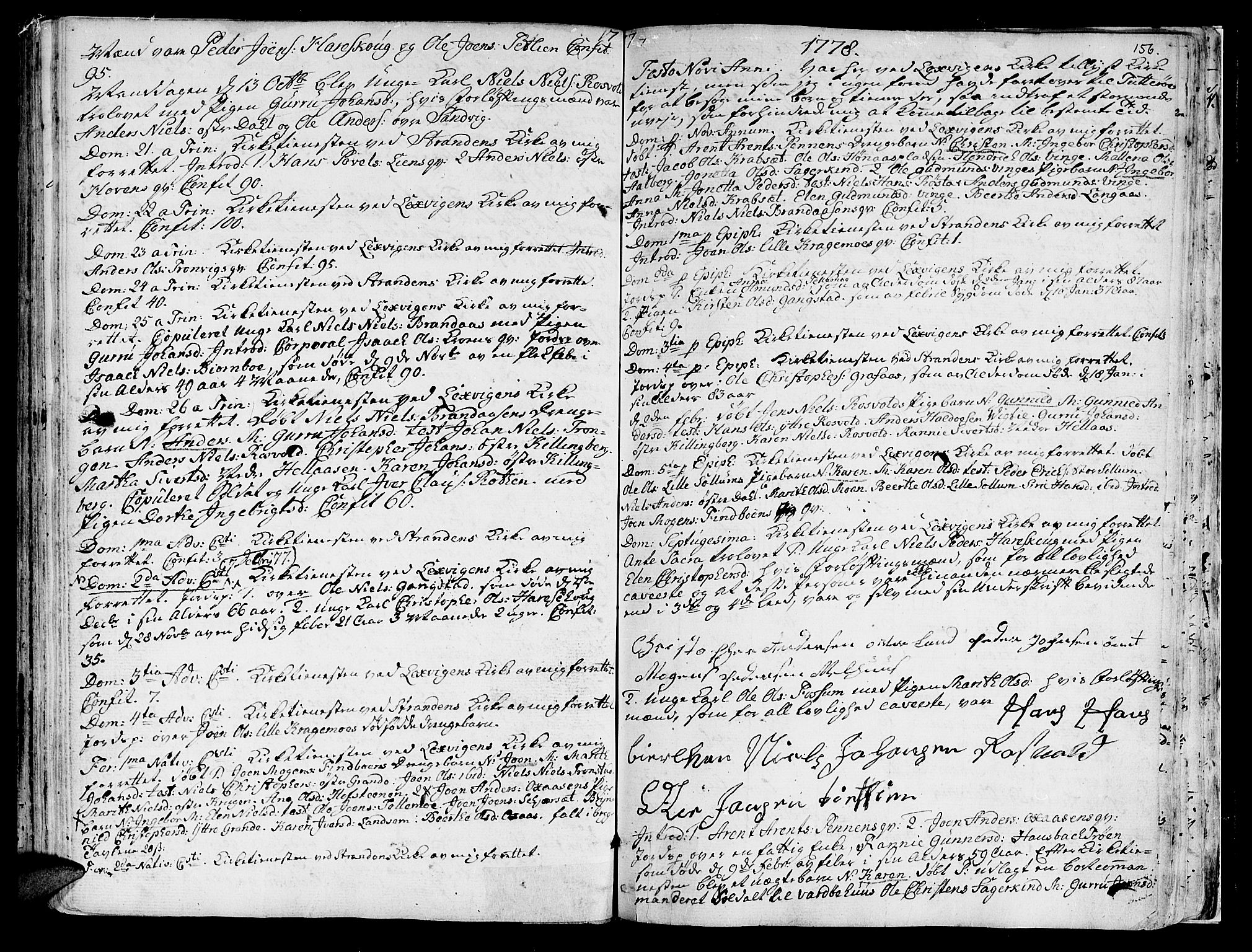 Ministerialprotokoller, klokkerbøker og fødselsregistre - Nord-Trøndelag, SAT/A-1458/701/L0003: Parish register (official) no. 701A03, 1751-1783, p. 156