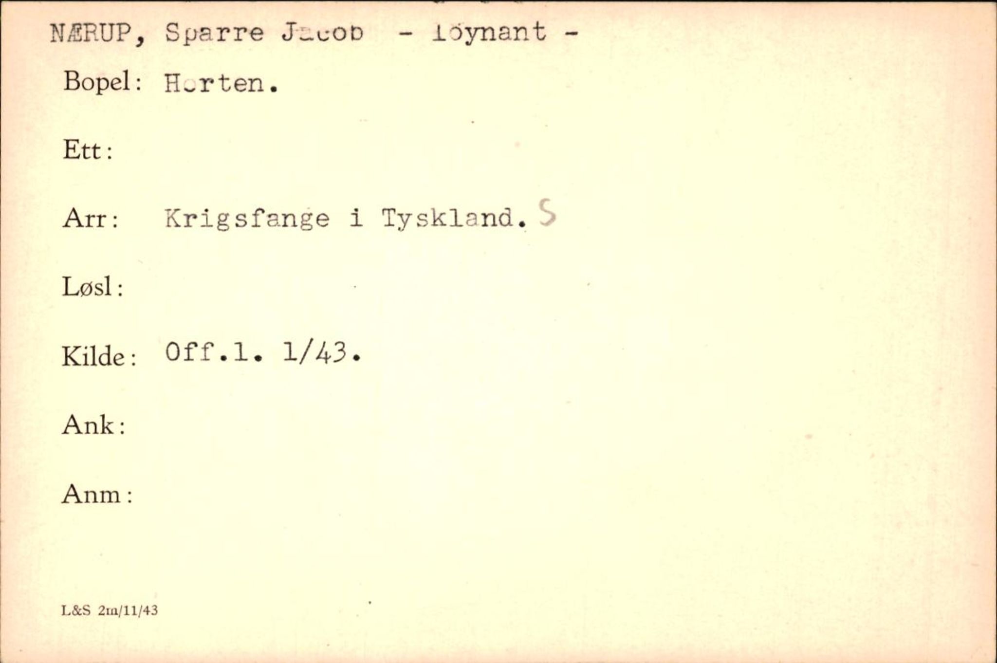 Forsvaret, Forsvarets krigshistoriske avdeling, AV/RA-RAFA-2017/Y/Yf/L0200: II-C-11-2102  -  Norske krigsfanger i Tyskland, 1940-1945, p. 795