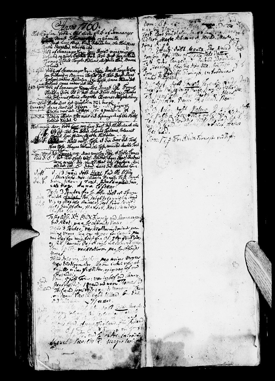 Os sokneprestembete, AV/SAB-A-99929: Parish register (official) no. A 4, 1669-1760, p. 127