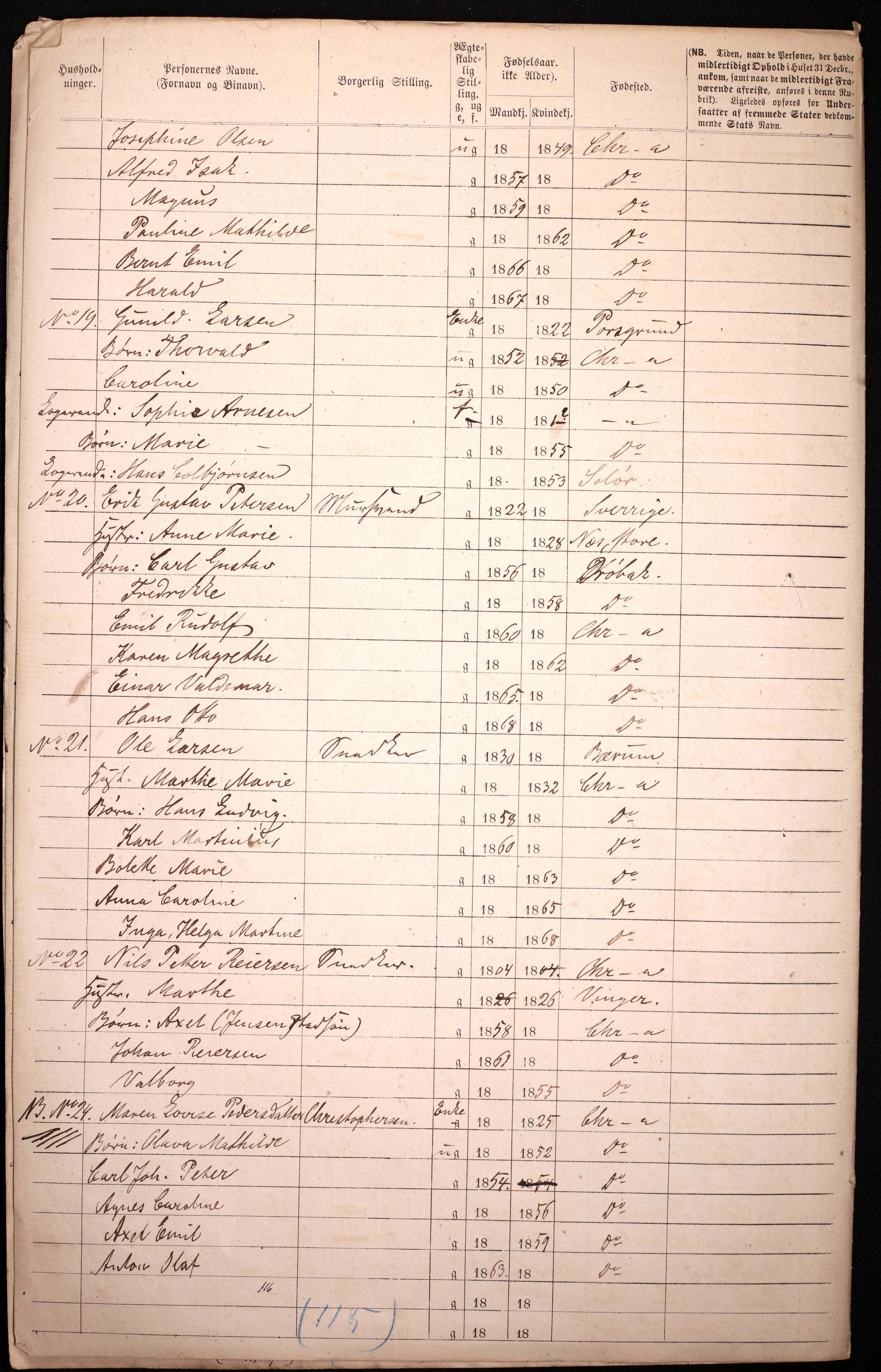 RA, 1870 census for 0301 Kristiania, 1870, p. 2894