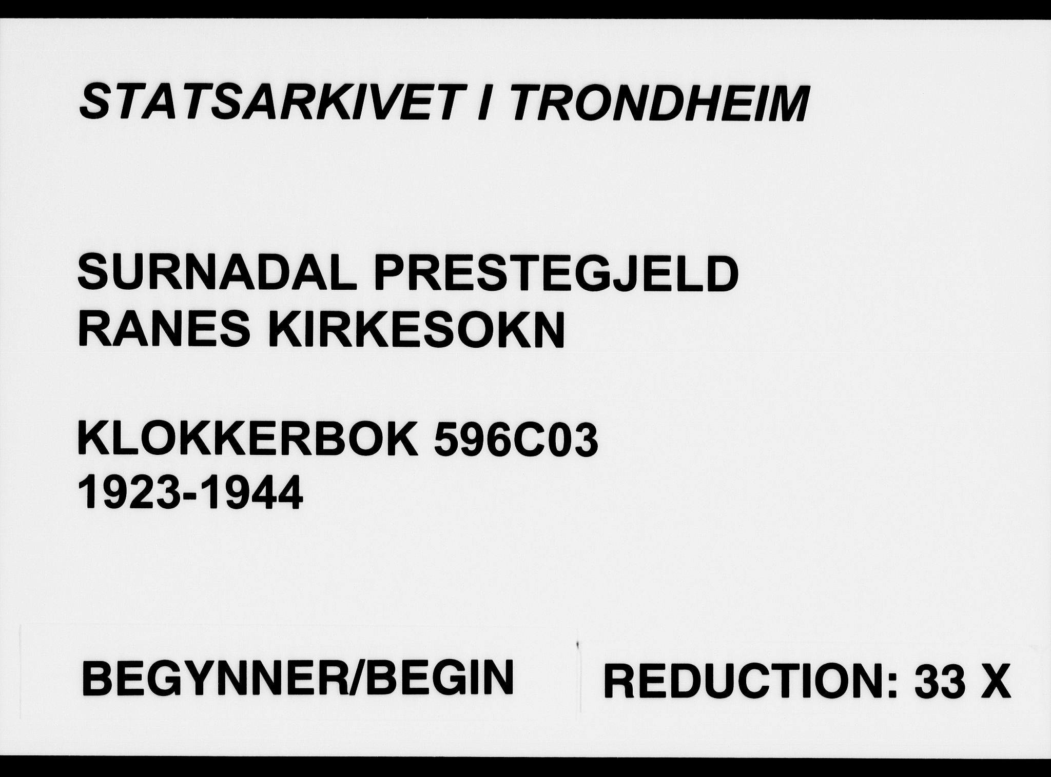 Ministerialprotokoller, klokkerbøker og fødselsregistre - Møre og Romsdal, SAT/A-1454/596/L1060: Parish register (copy) no. 596C03, 1923-1944