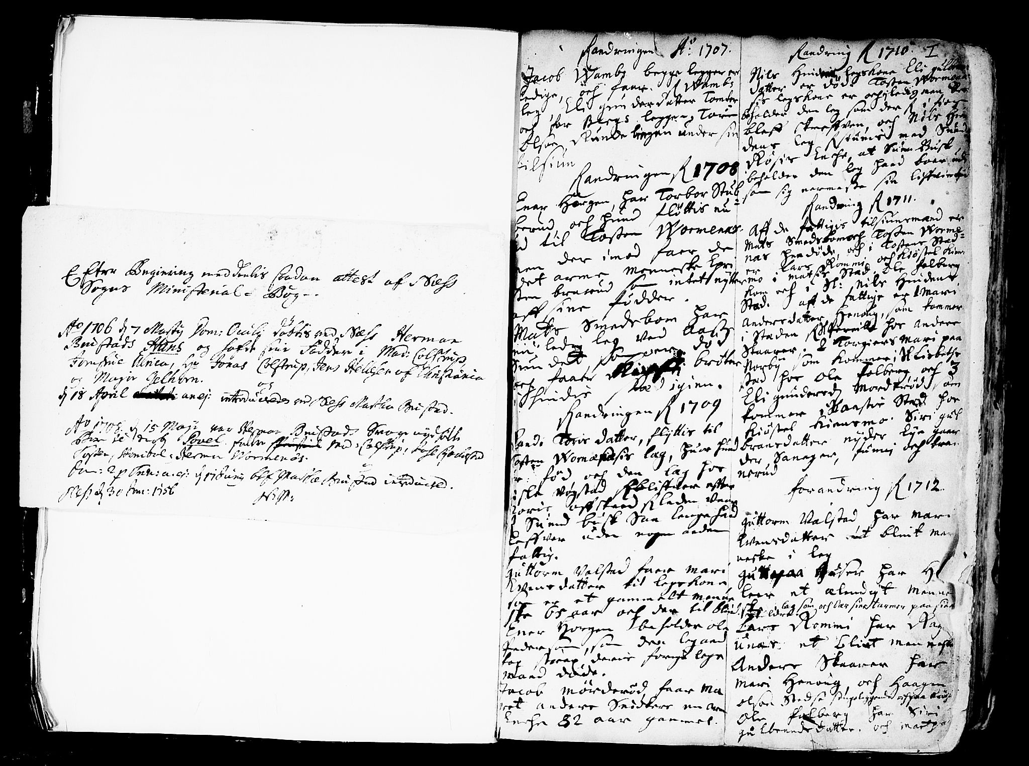 Nes prestekontor Kirkebøker, SAO/A-10410/F/Fa/L0001: Parish register (official) no. I 1, 1689-1716