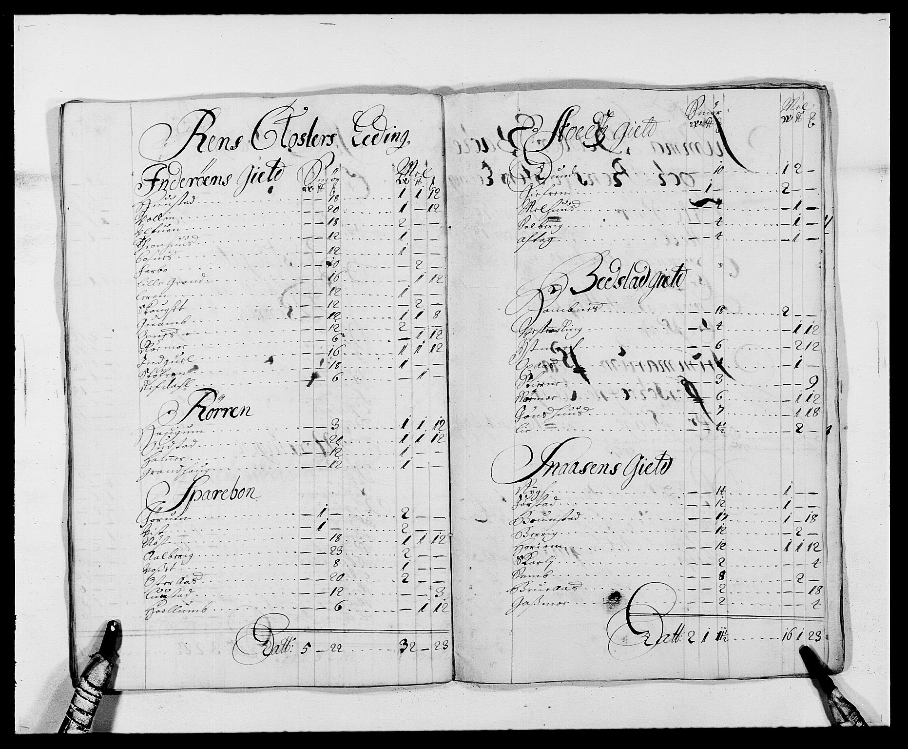 Rentekammeret inntil 1814, Reviderte regnskaper, Fogderegnskap, RA/EA-4092/R63/L4307: Fogderegnskap Inderøy, 1690-1691, p. 396