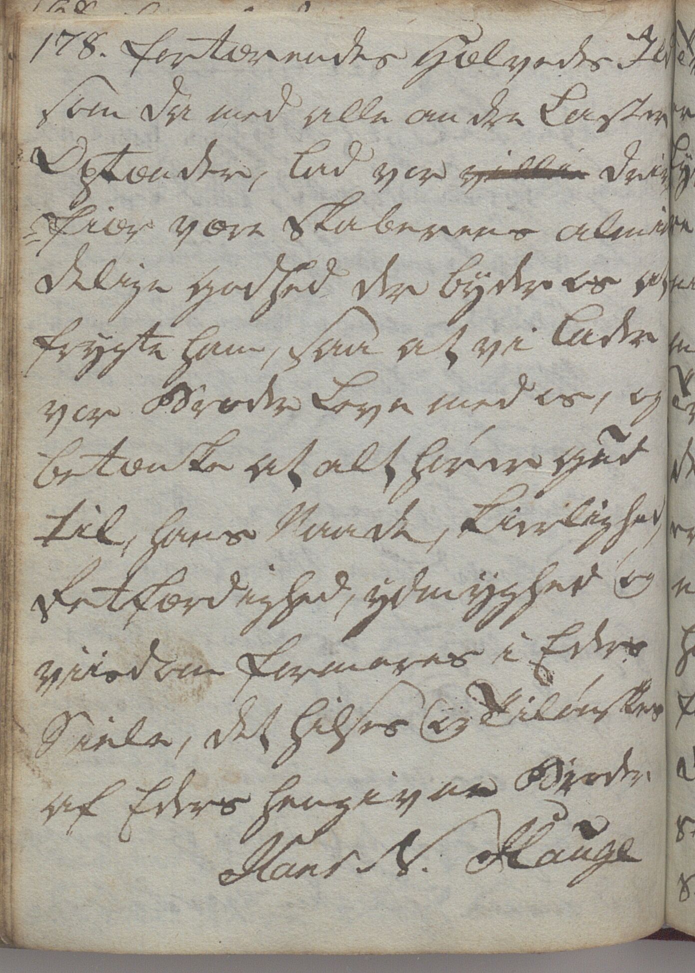 Heggtveitsamlingen, TMF/A-1007/H/L0047/0005: Kopibøker, brev etc.  / "MF I"(Kopibok frå Heggtveits samling), 1800-1823, p. 178