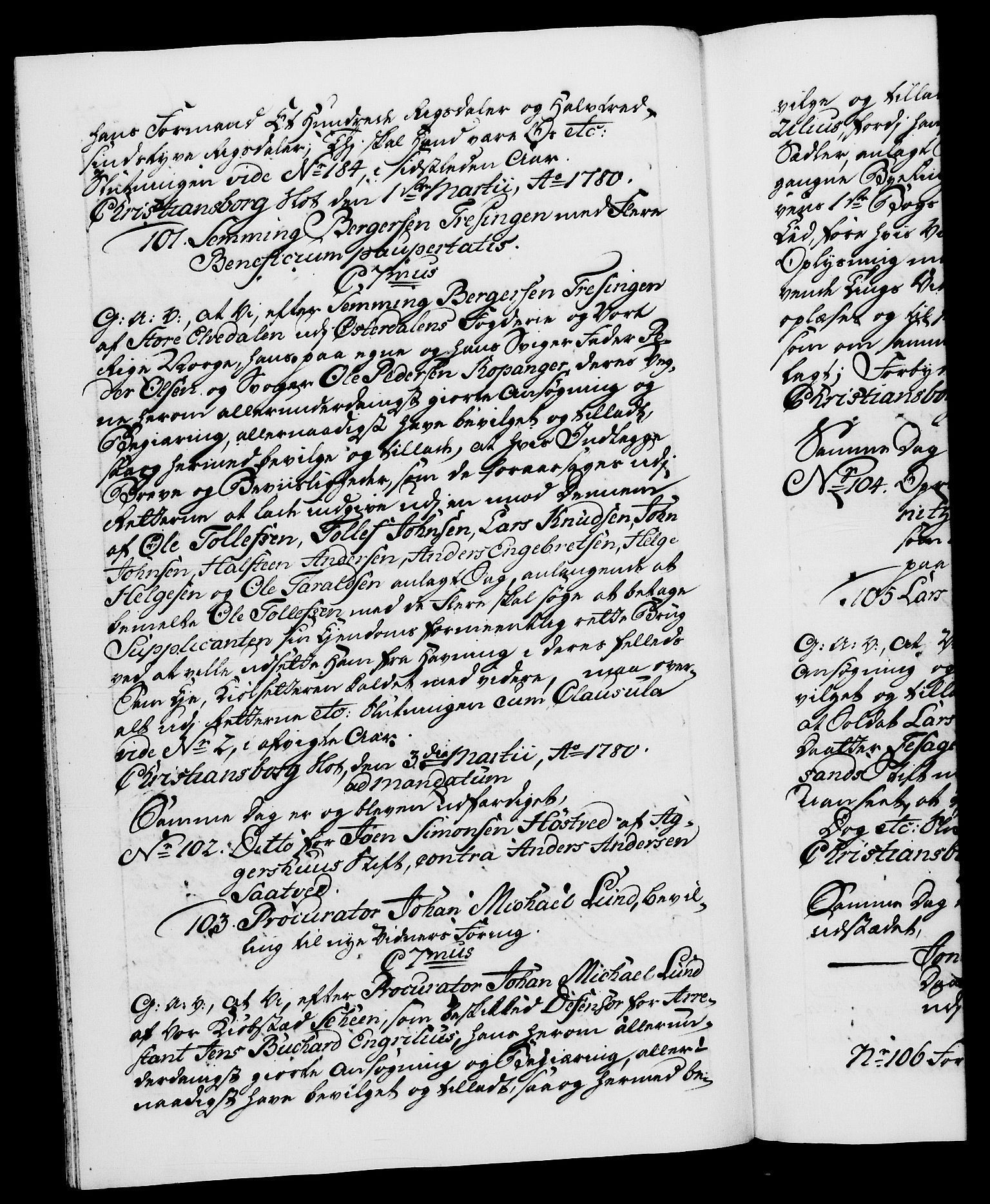 Danske Kanselli 1572-1799, RA/EA-3023/F/Fc/Fca/Fcaa/L0048: Norske registre, 1779-1781, p. 255b