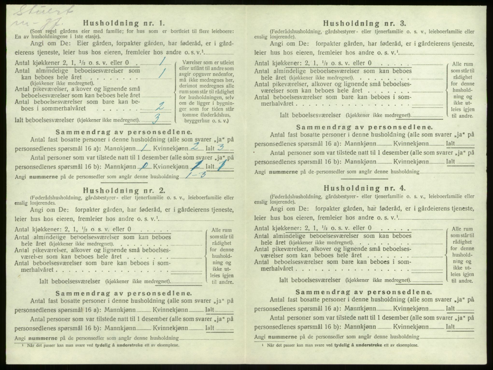 SAB, 1920 census for Kinn, 1920, p. 347