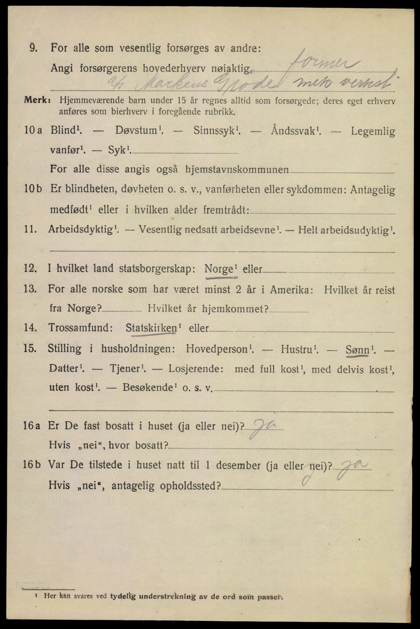 SAKO, 1920 census for Drammen, 1920, p. 33282