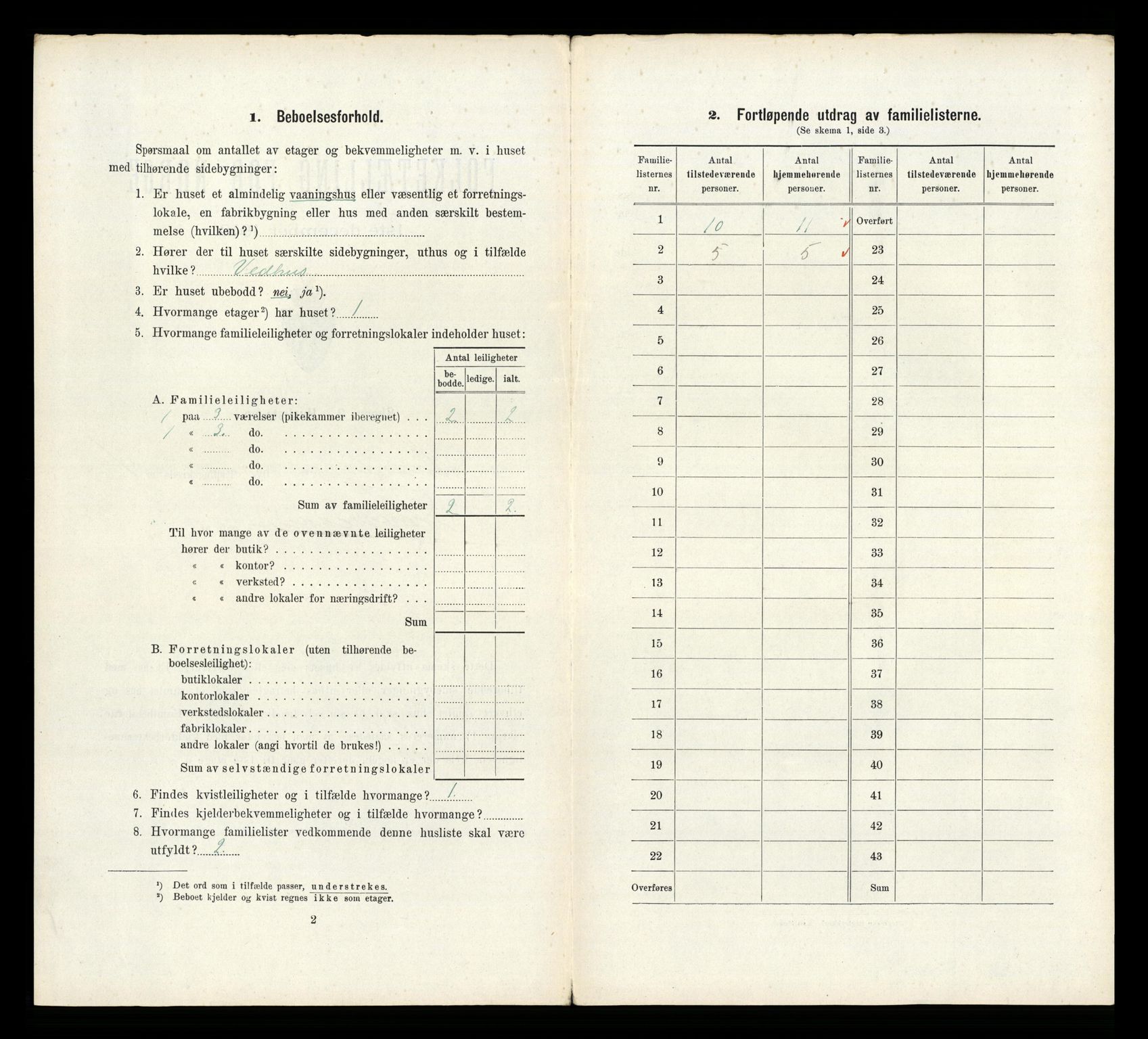 RA, 1910 census for Sandnes, 1910, p. 533