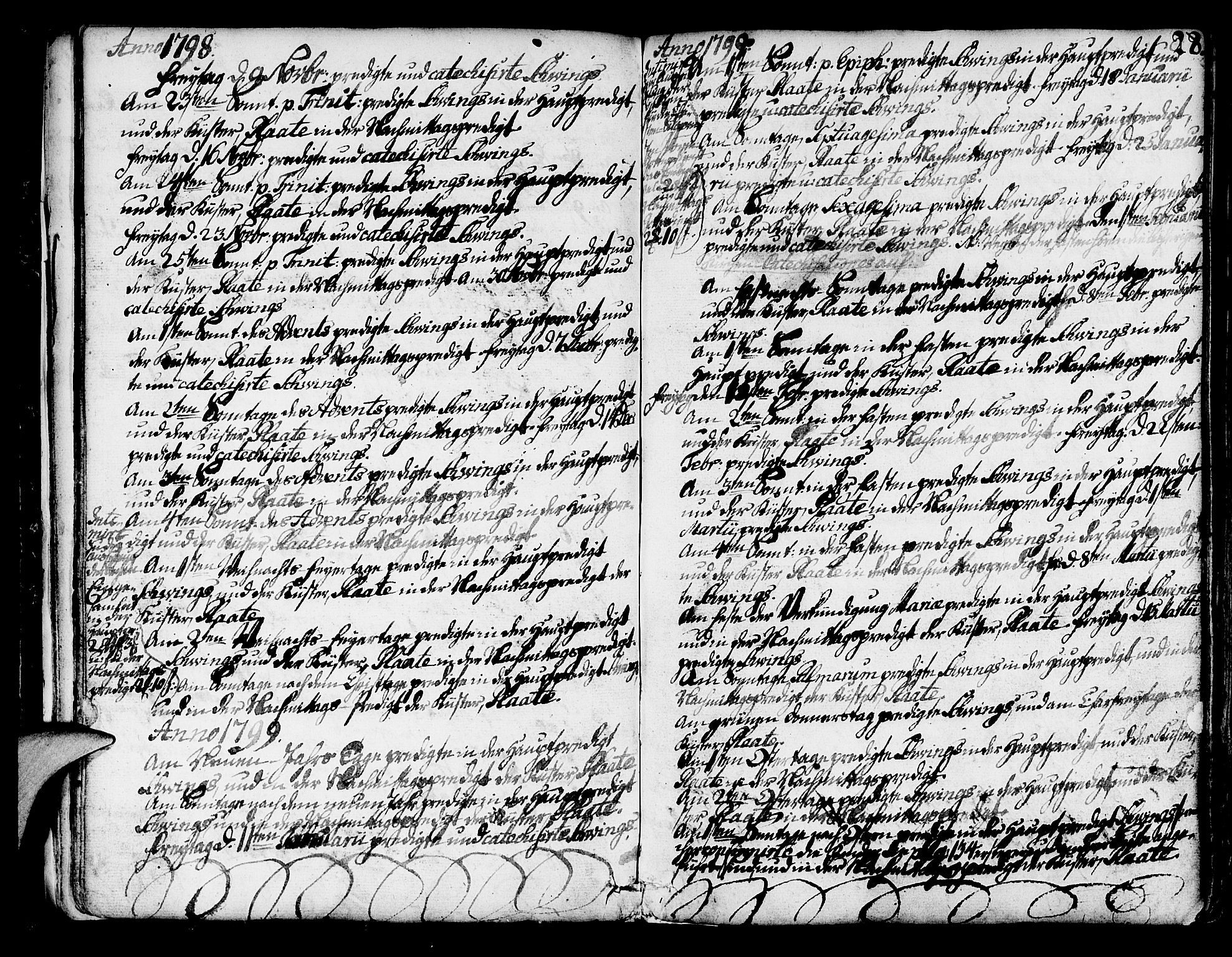 Mariakirken Sokneprestembete, AV/SAB-A-76901/H/Haa/L0003: Parish register (official) no. A 3, 1786-1815, p. 28